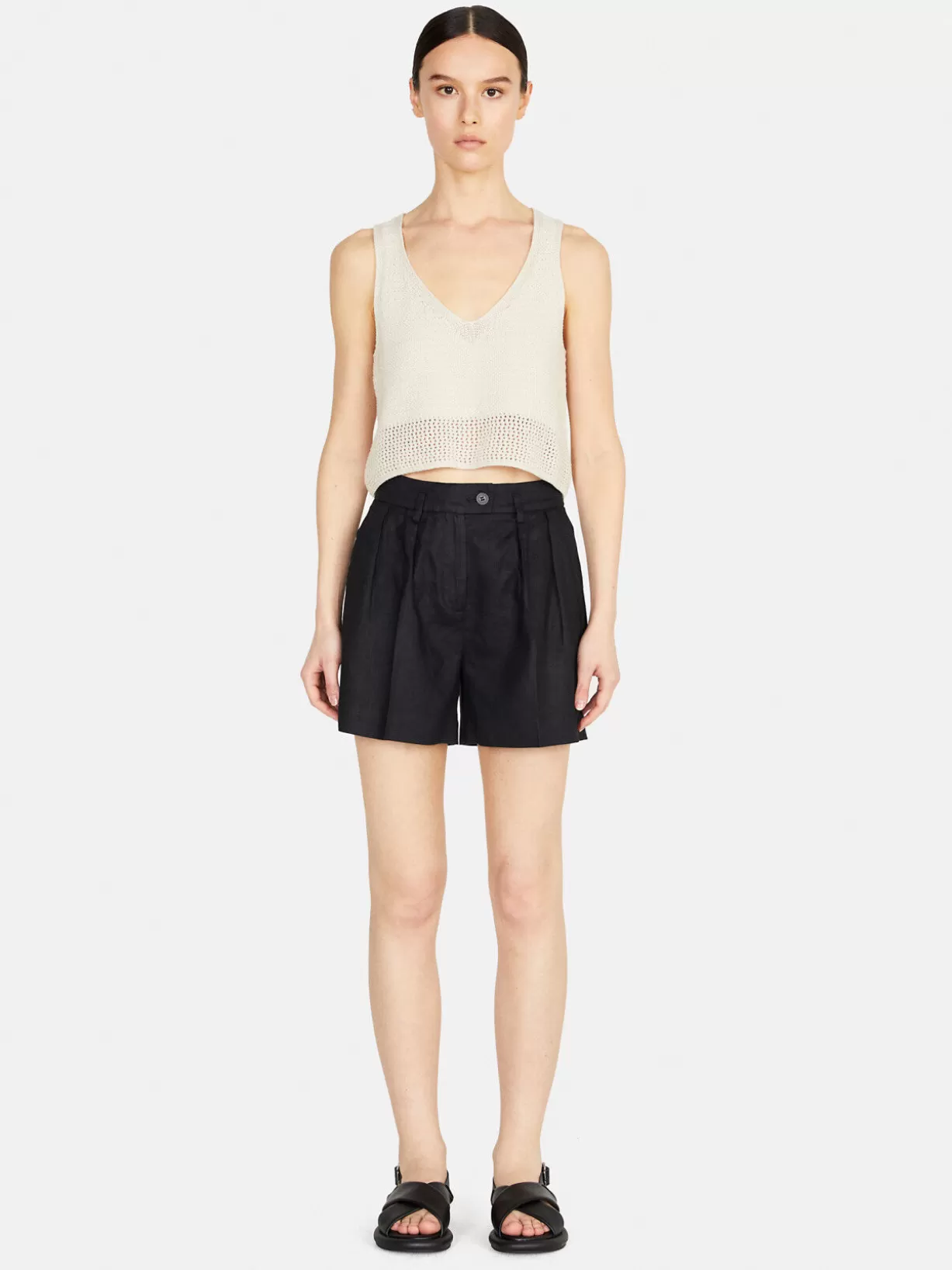 100% Linen Shorts<Sisley Flash Sale