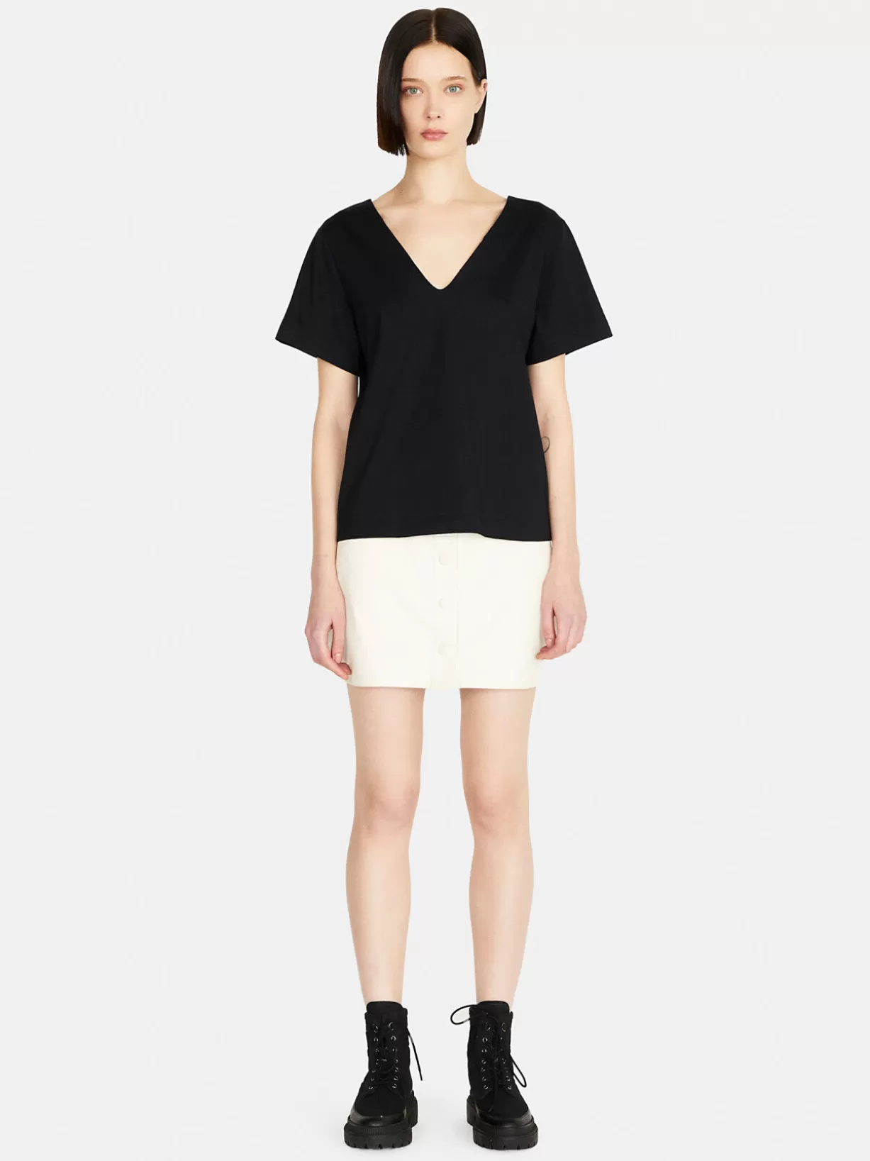 100% Recycled Cotton T-Shirt<Sisley Hot