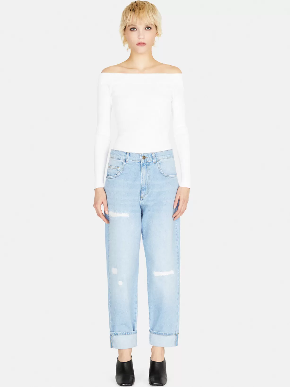 Baggy Fit Jeans<Sisley Discount