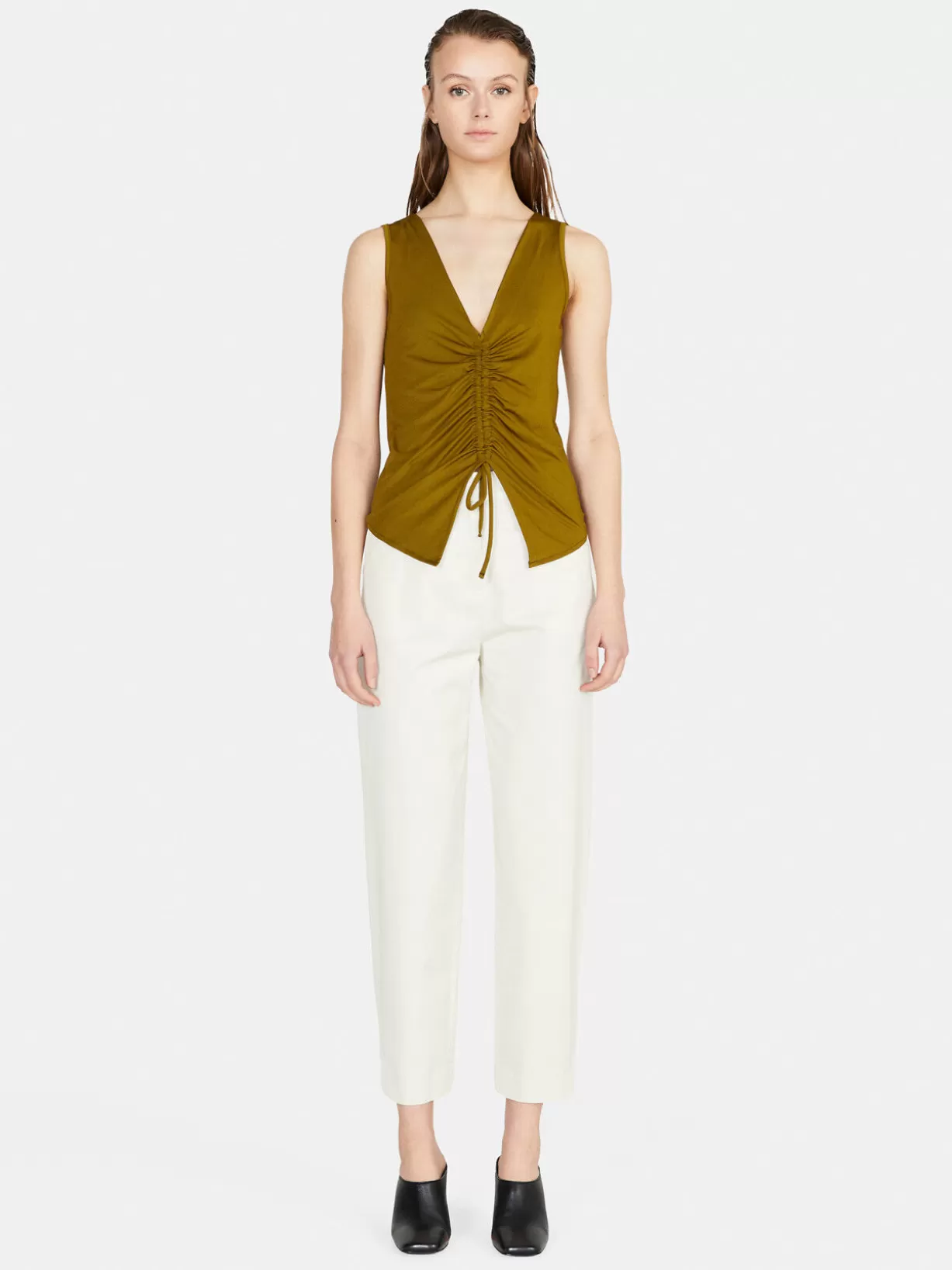 Barrel Leg Trousers<Sisley Cheap