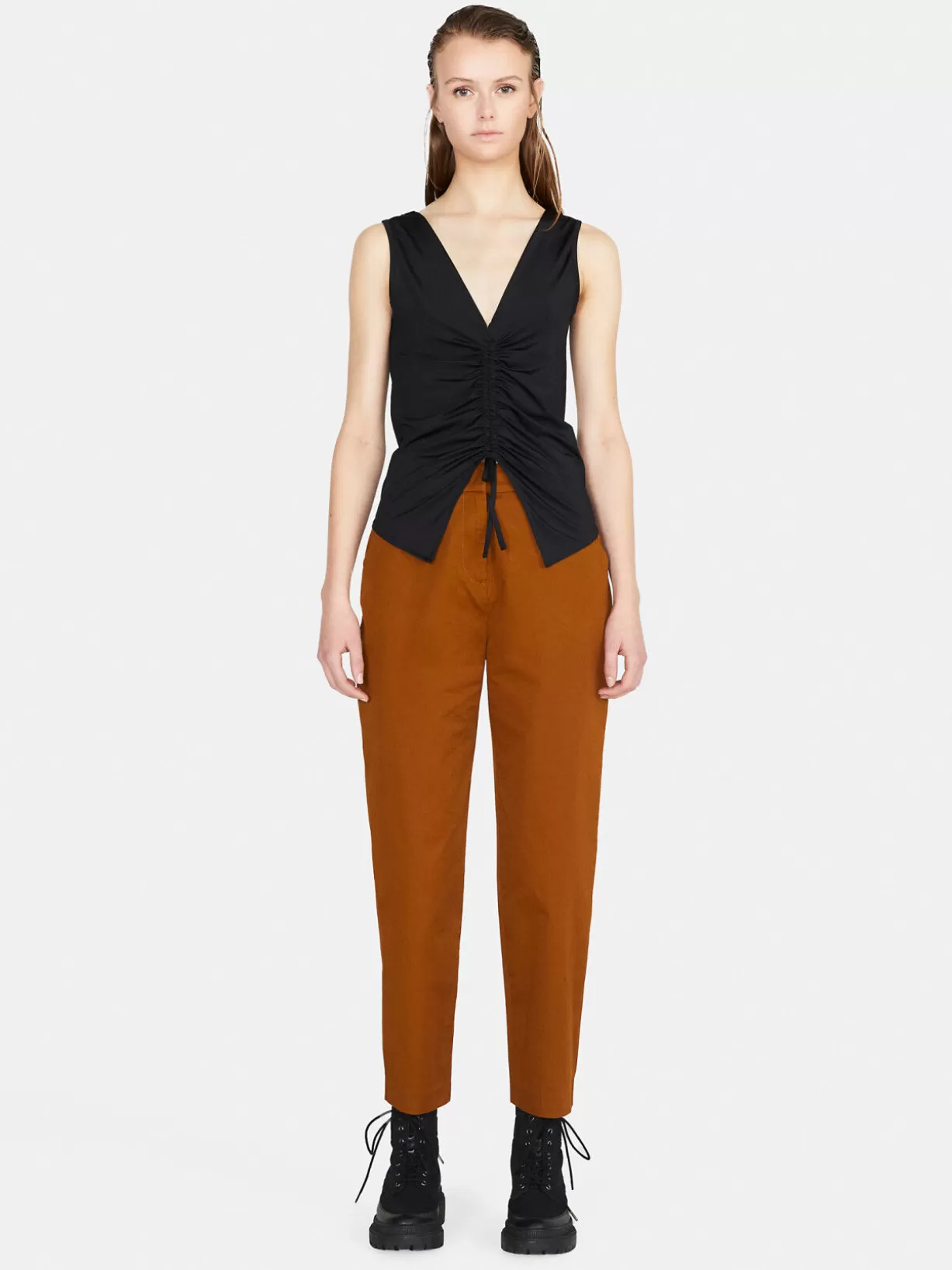 Barrel Leg Trousers<Sisley Best Sale