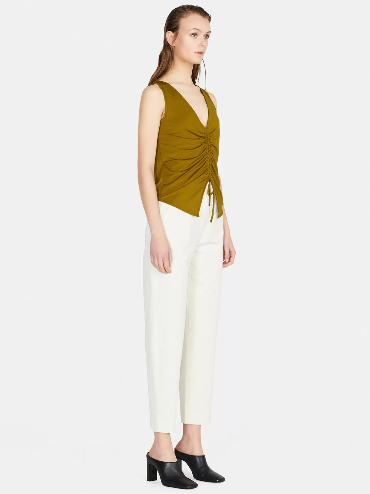 Barrel Leg Trousers<Sisley Cheap