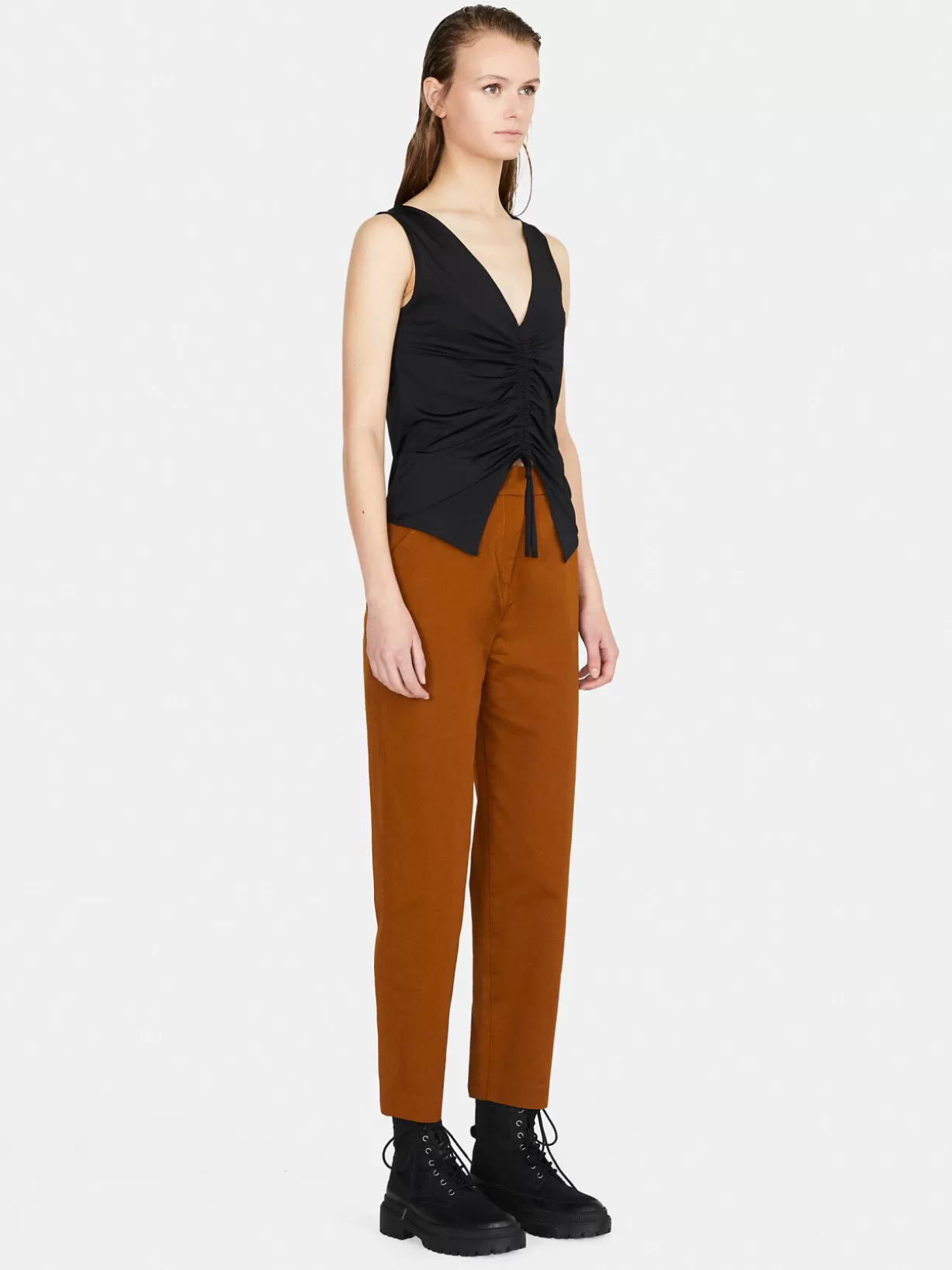 Barrel Leg Trousers<Sisley Best Sale