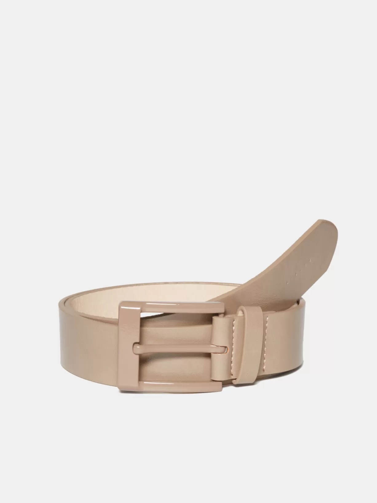 Belt With Patent Leather Buckle<Sisley Clearance