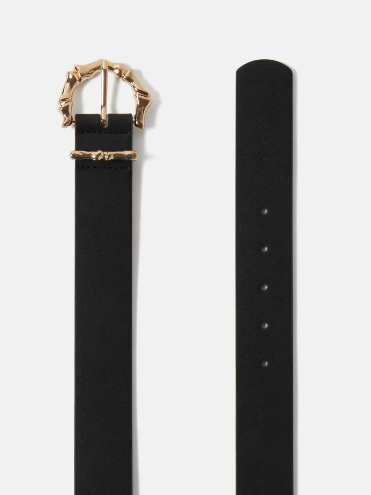 Belt With Textured Buckle<Sisley Shop