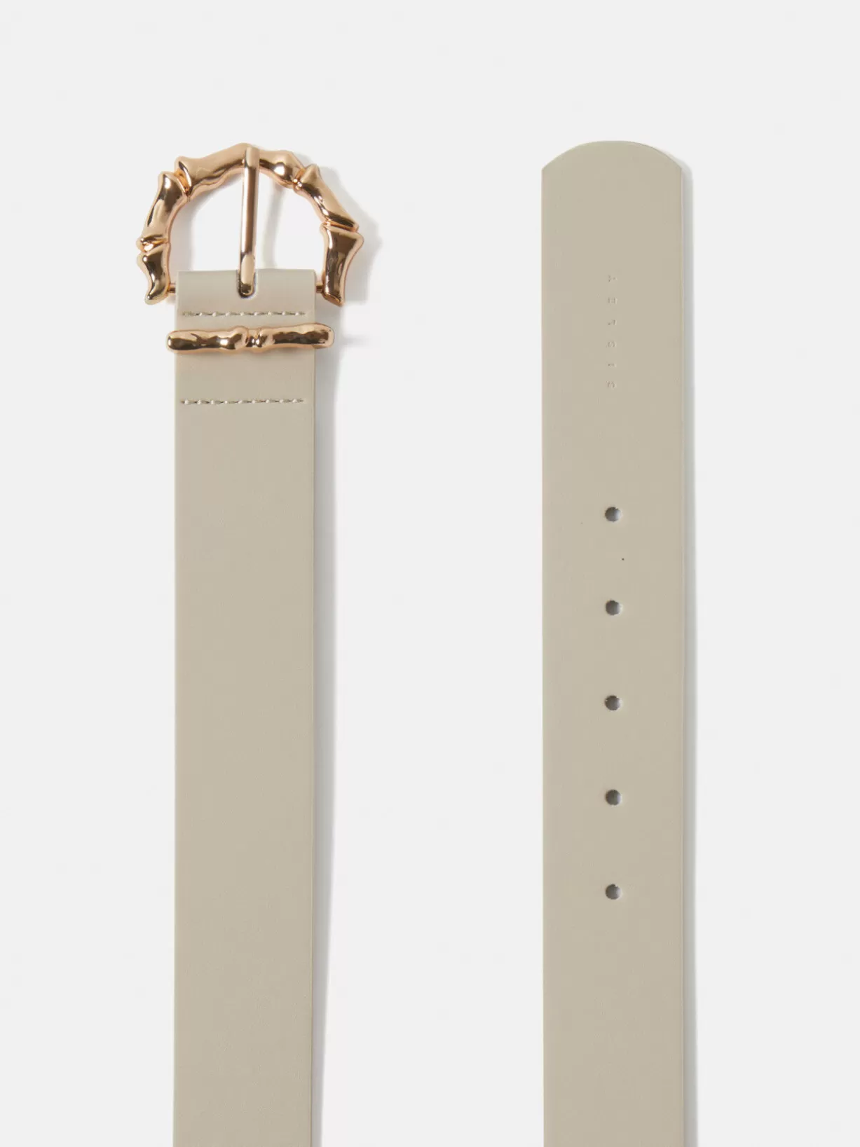 Belt With Textured Buckle<Sisley Best