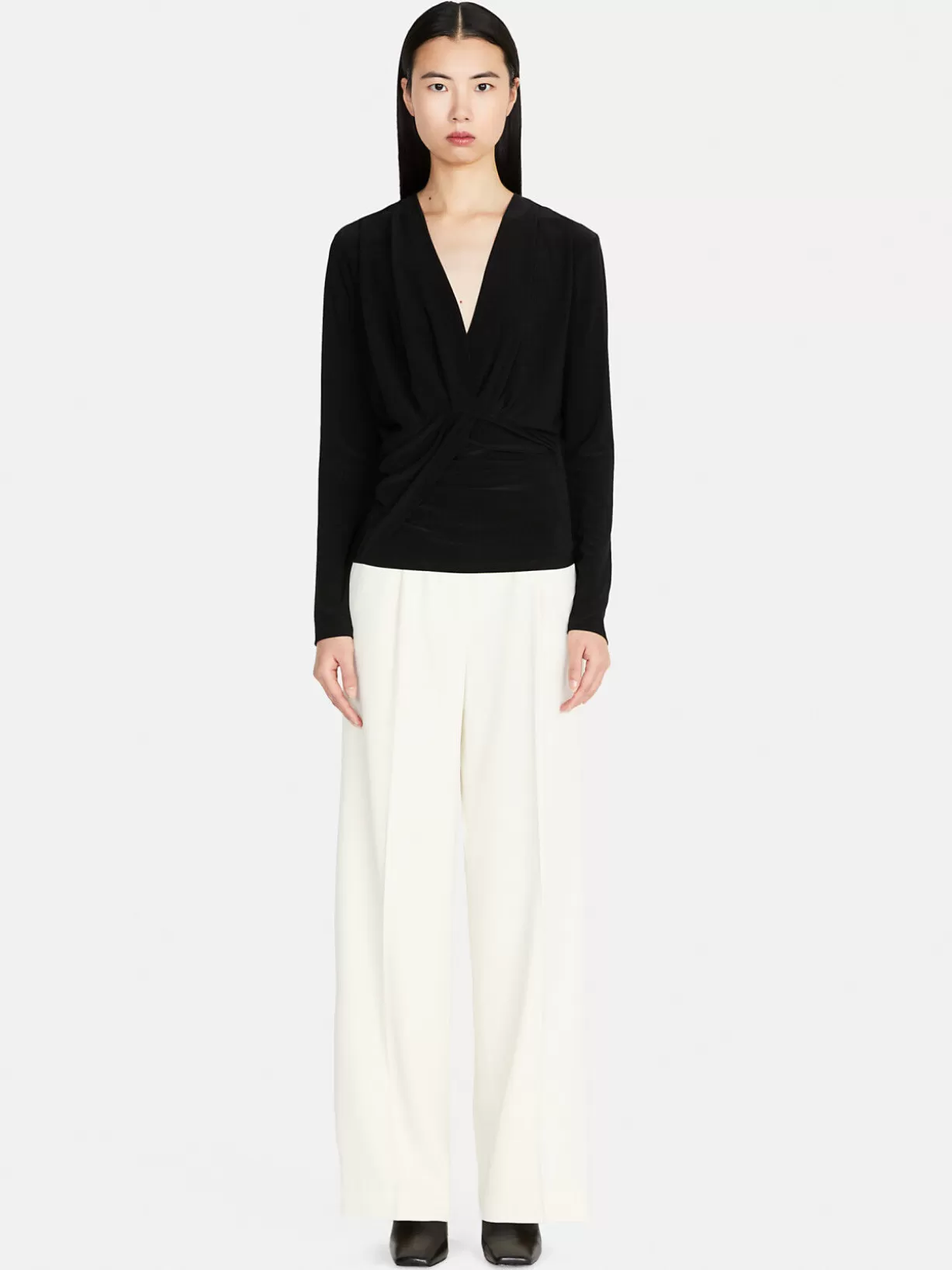 Blouse With Draping<Sisley Cheap