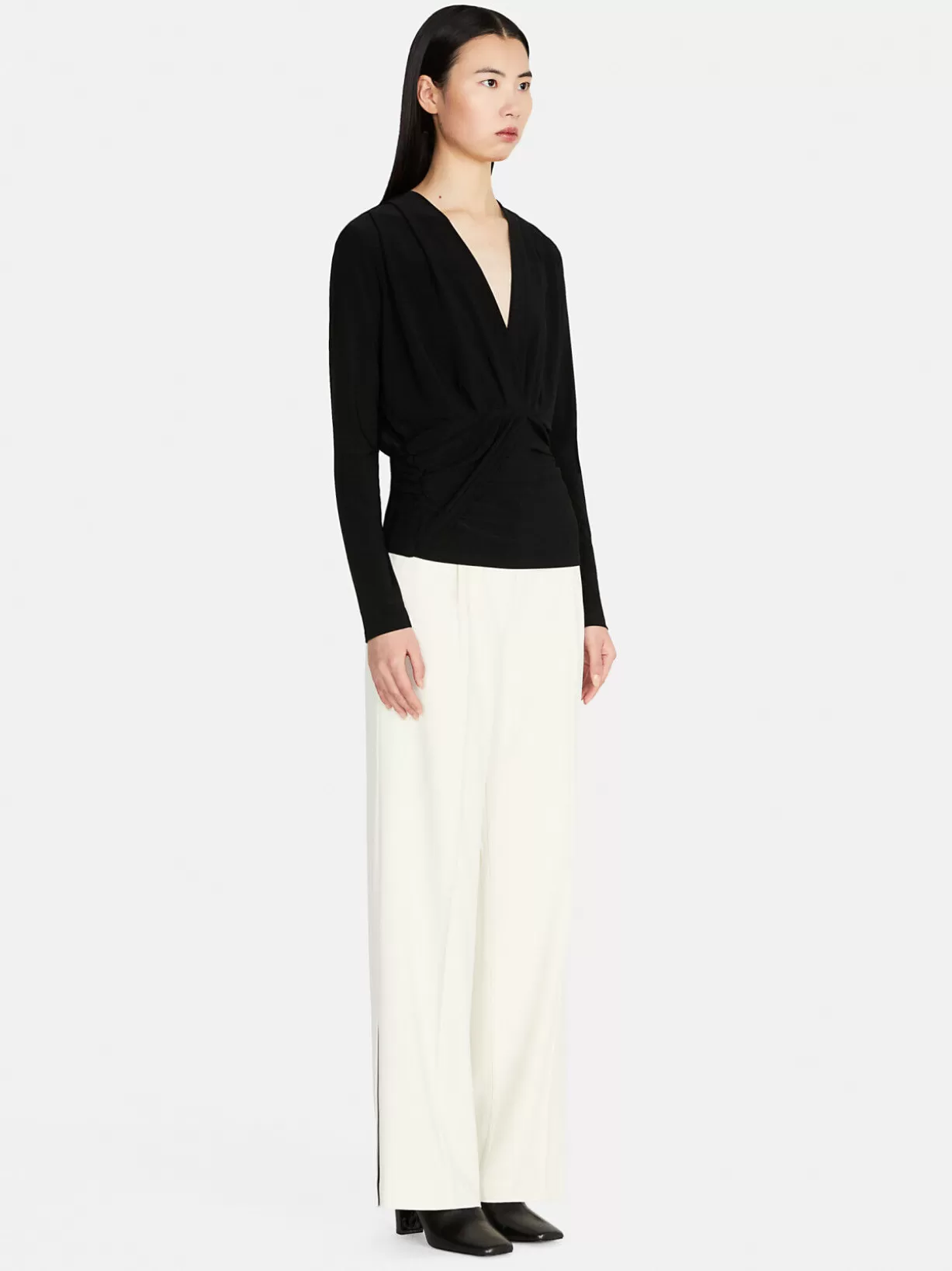 Blouse With Draping<Sisley Cheap