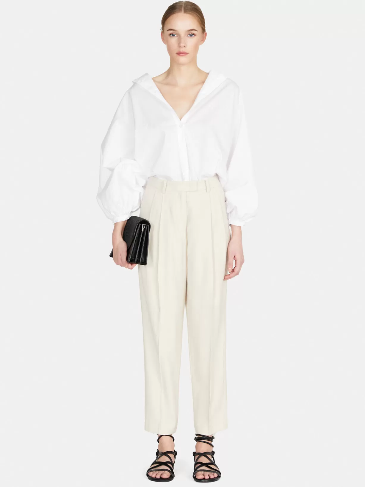 Boyfriend Fit Trousers<Sisley Clearance