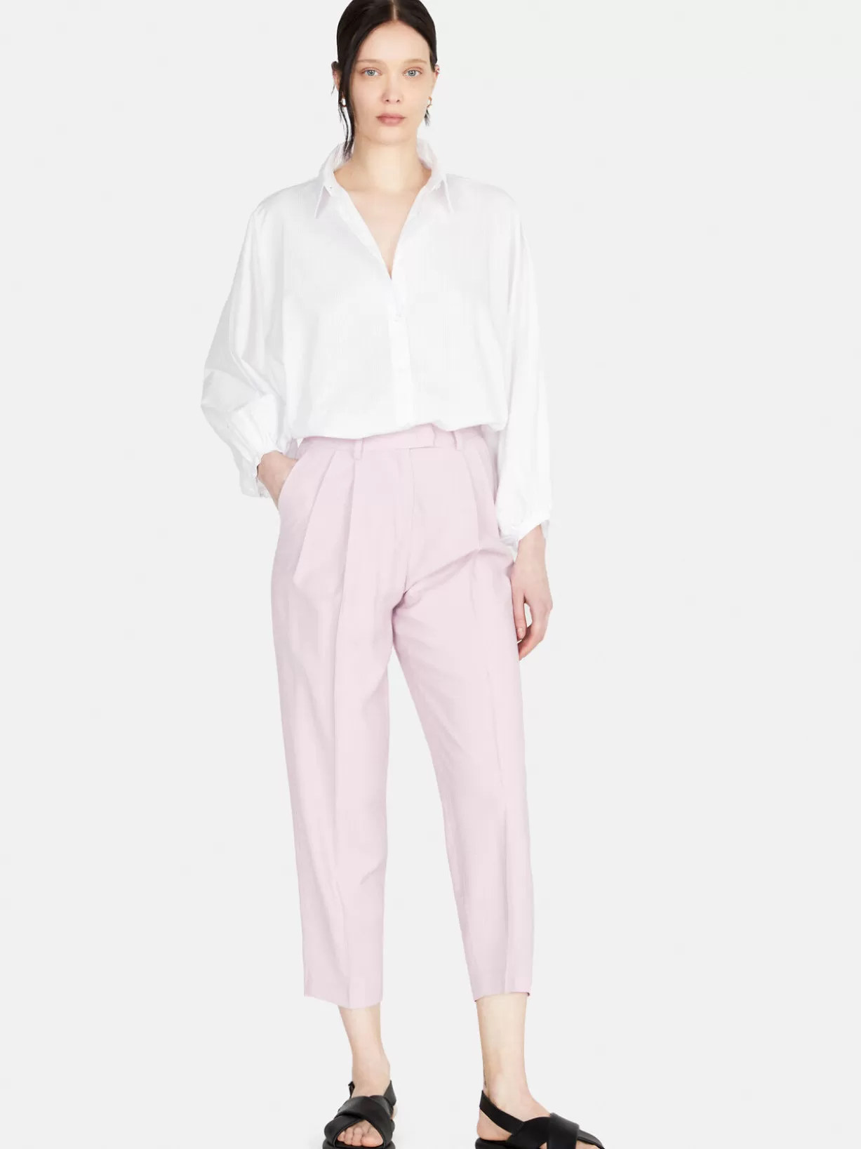 Boyfriend Fit Trousers<Sisley Clearance