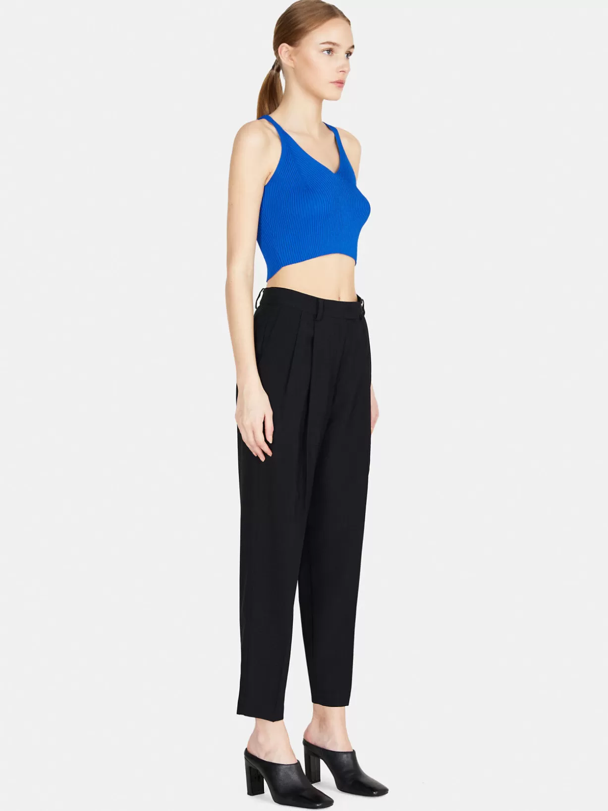 Boyfriend Fit Trousers<Sisley Best Sale