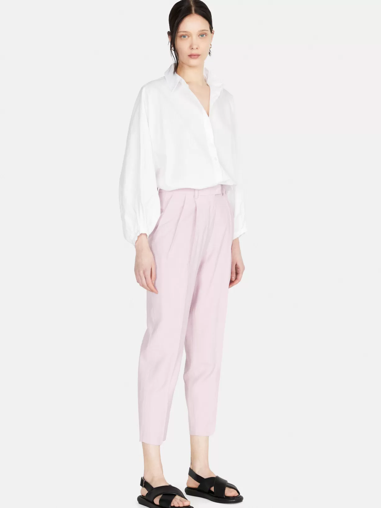 Boyfriend Fit Trousers<Sisley Clearance