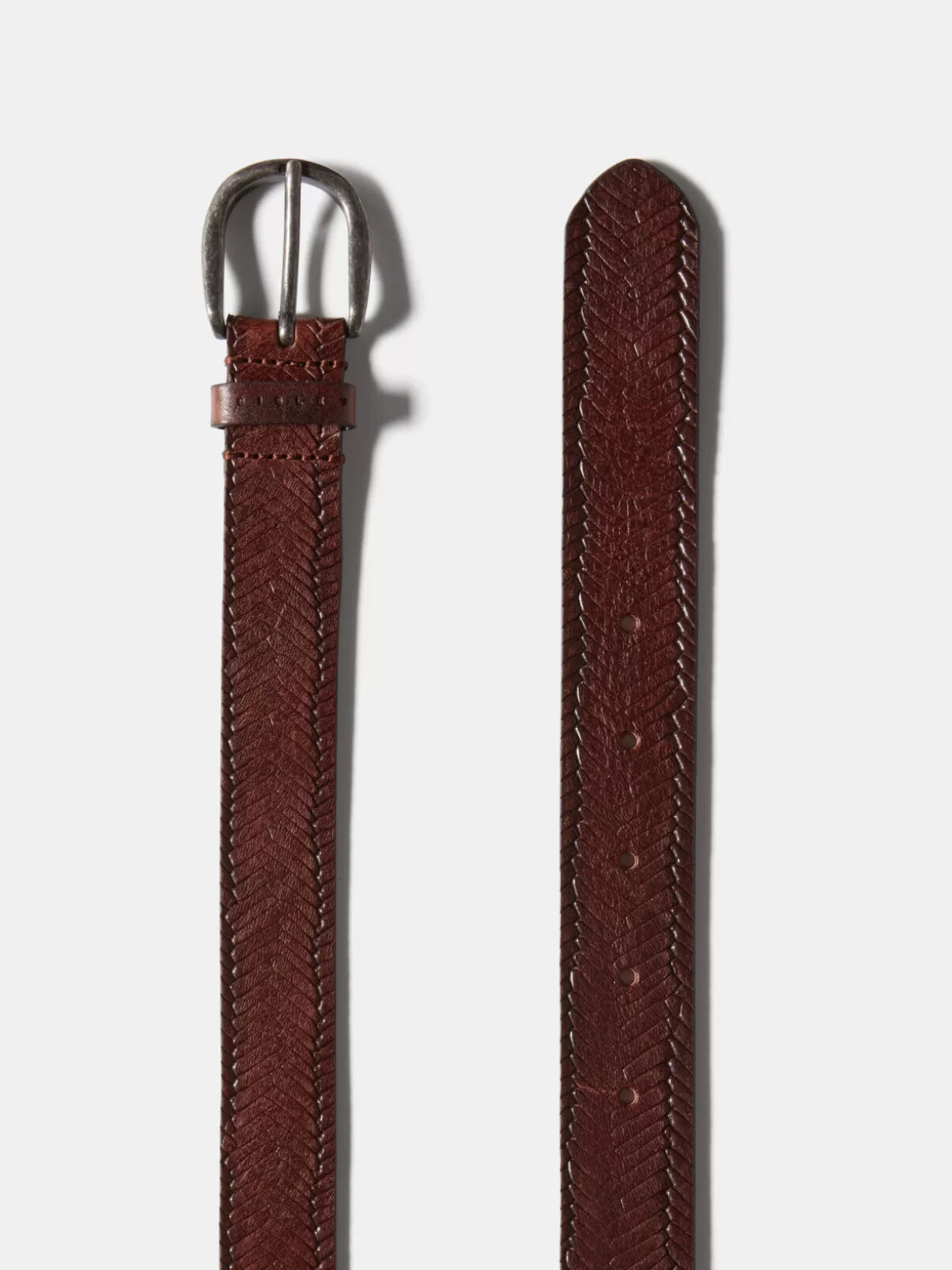 Braided Belt In Leather<Sisley Cheap