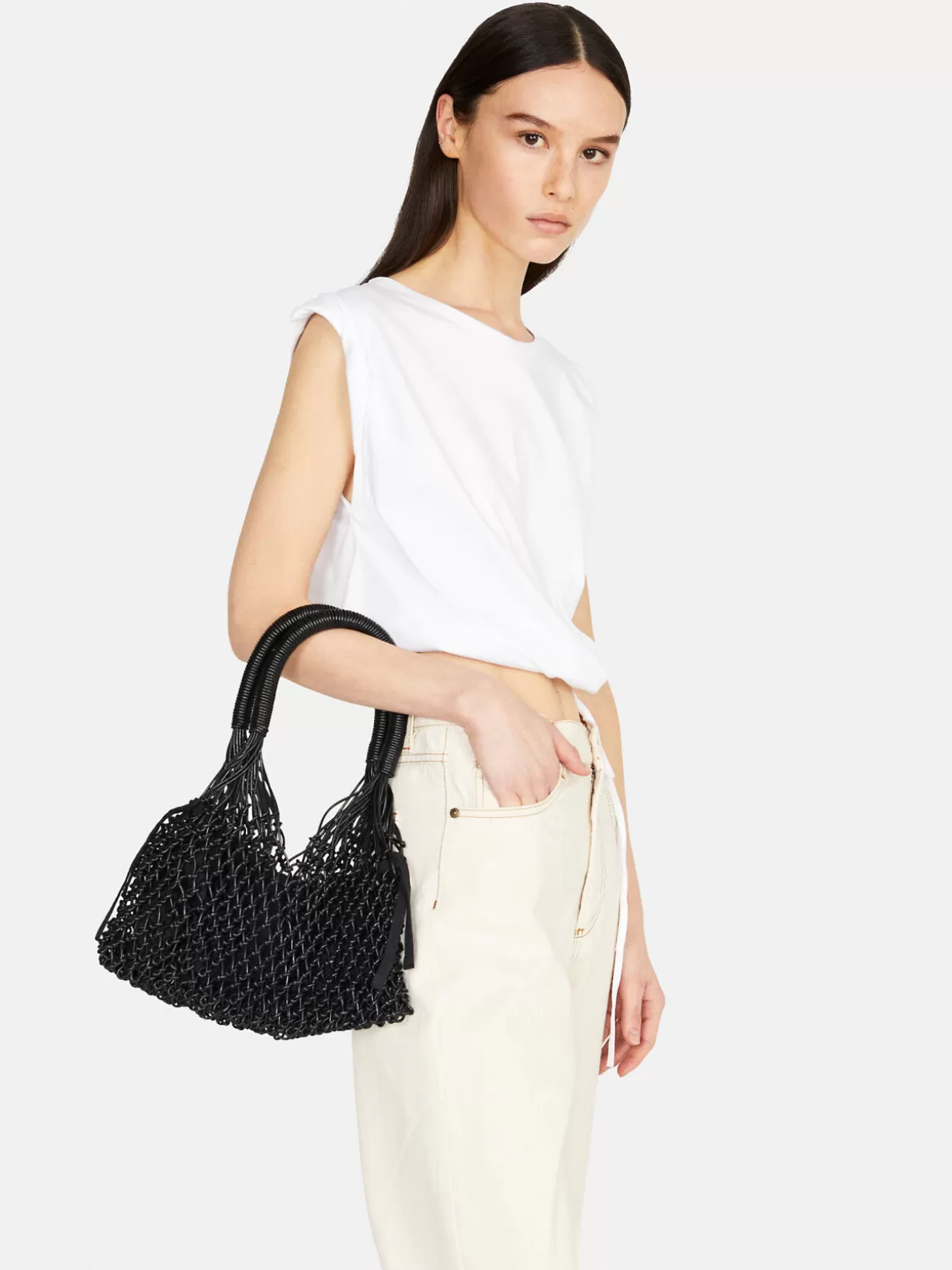 Braided Leather Bag<Sisley Outlet