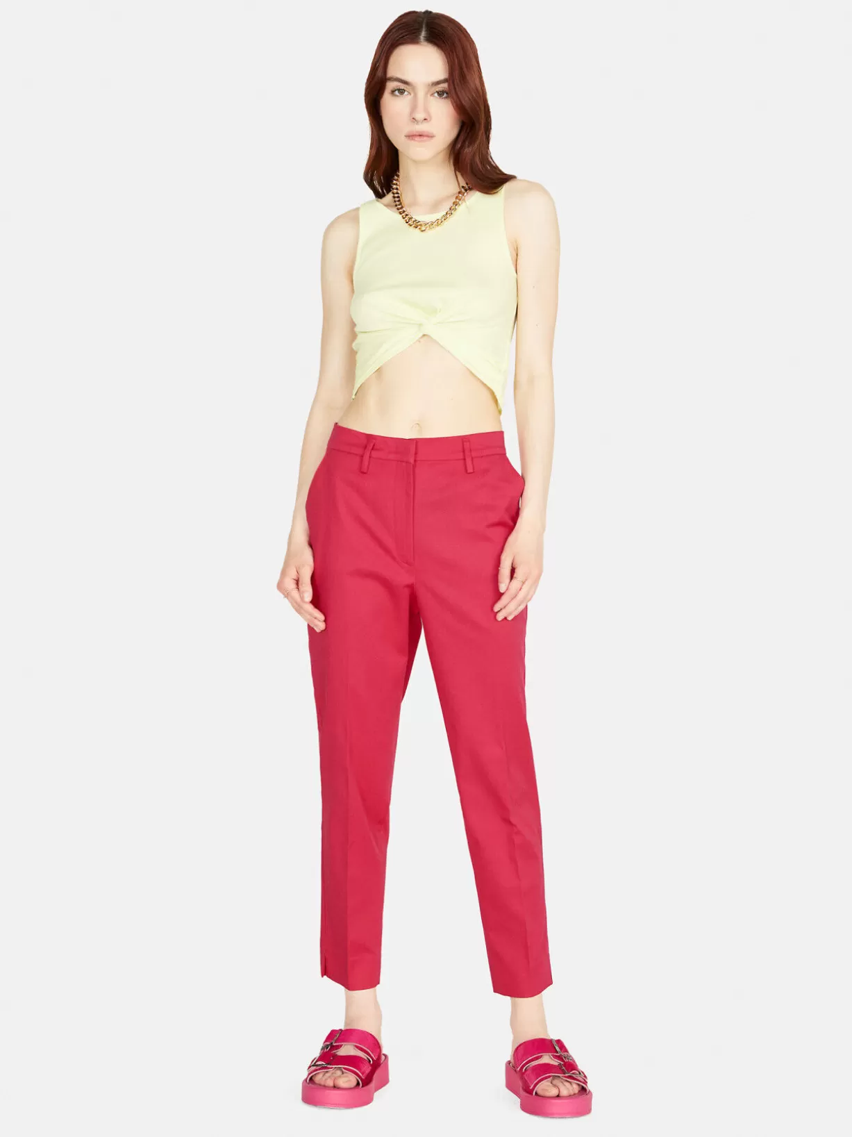 Cigarette Trousers<Sisley Cheap