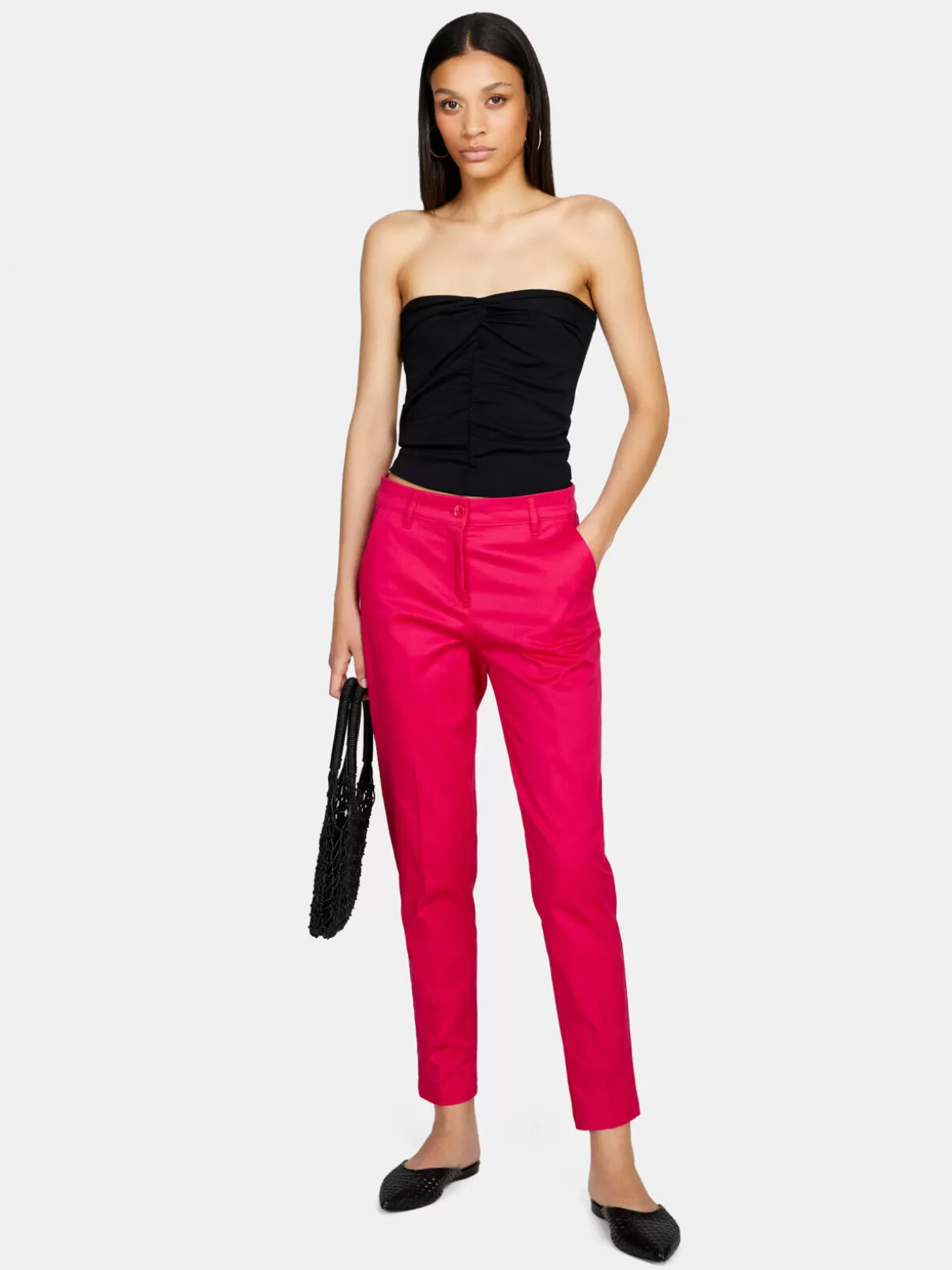 Cigarette Trousers With Cuff<Sisley Online