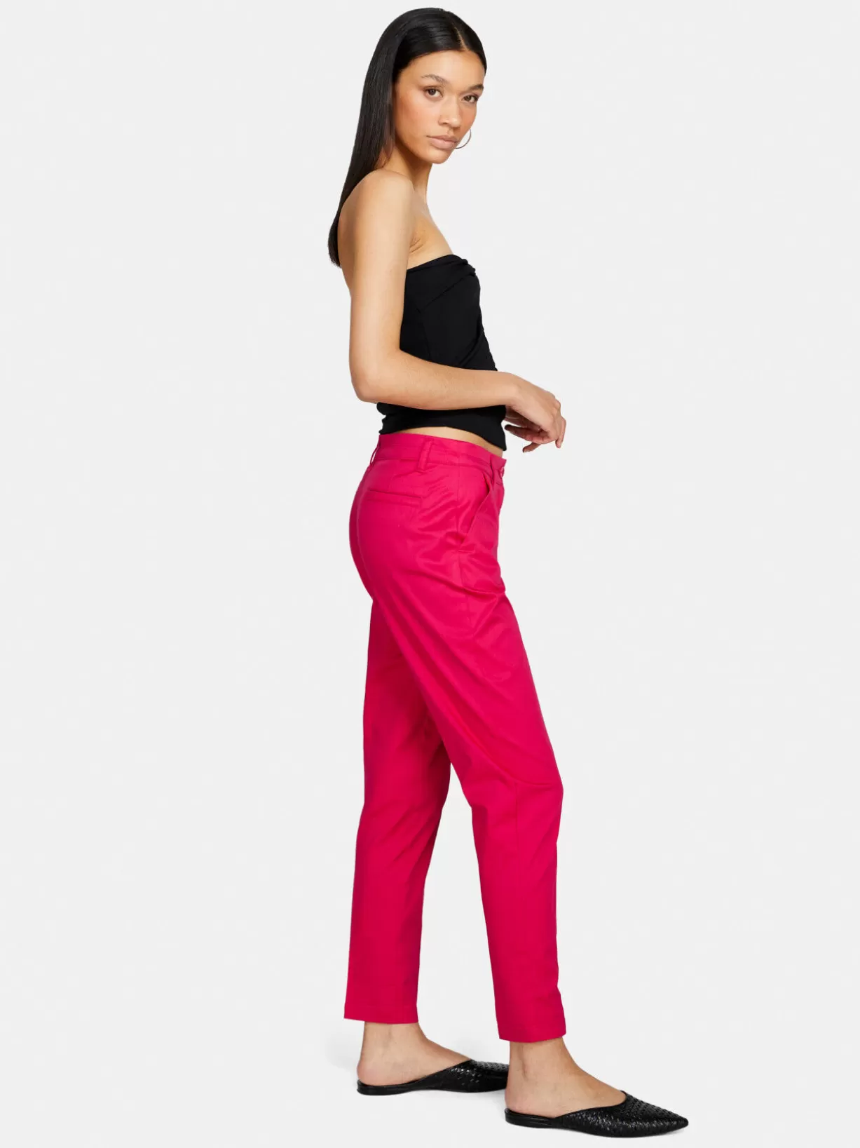 Cigarette Trousers With Cuff<Sisley Online