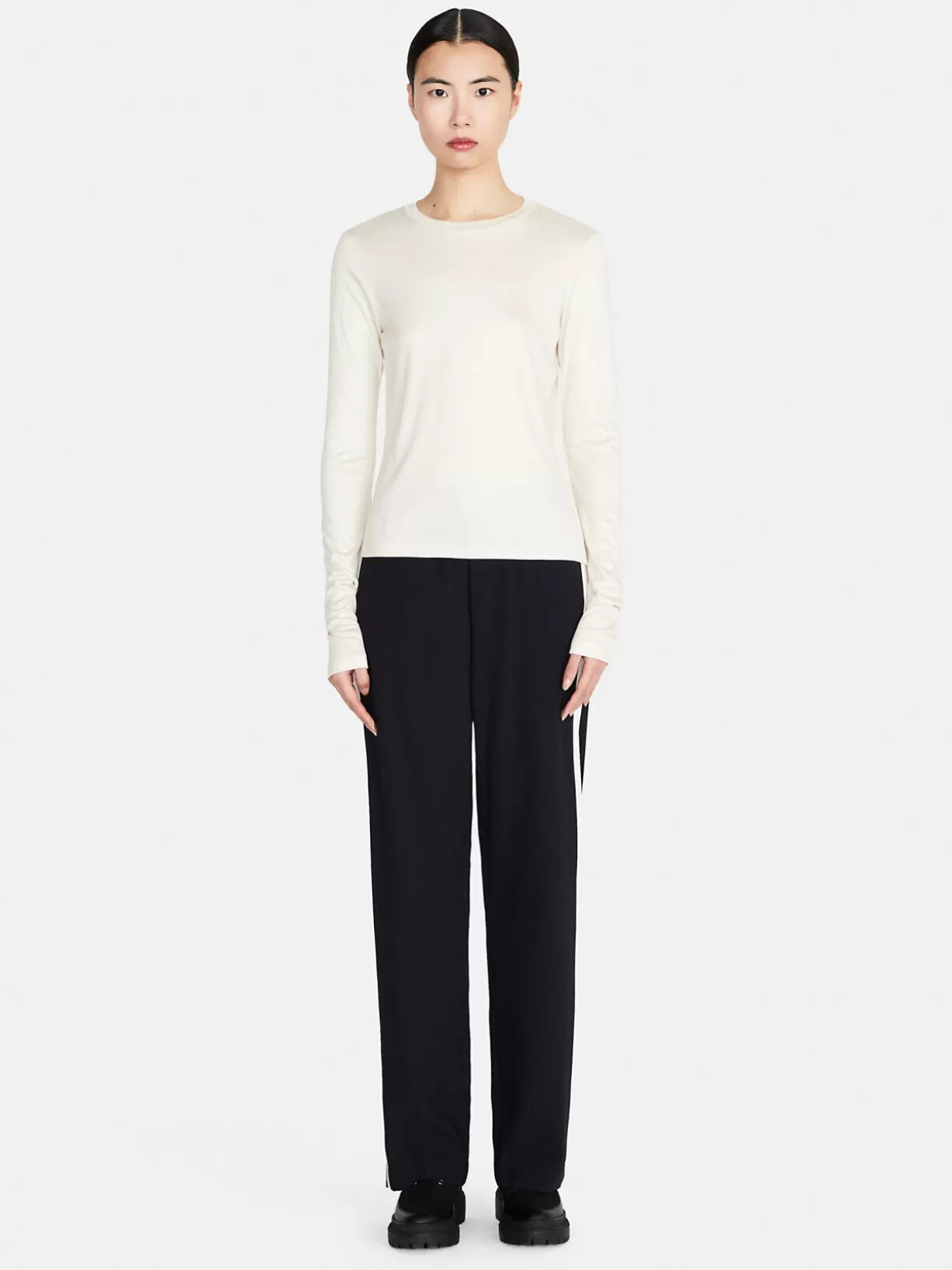 Clashing Flared Trousers<Sisley Sale