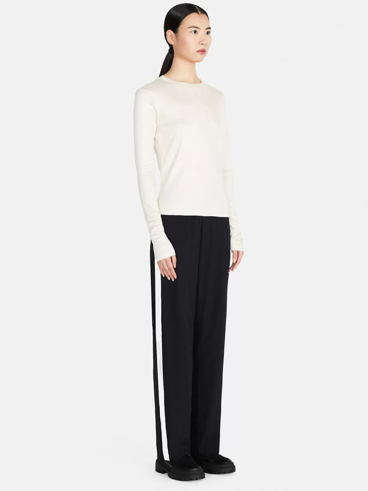 Clashing Flared Trousers<Sisley Sale