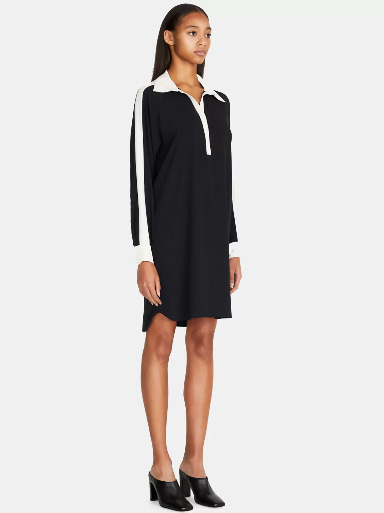 Clashing Polo Dress<Sisley Online