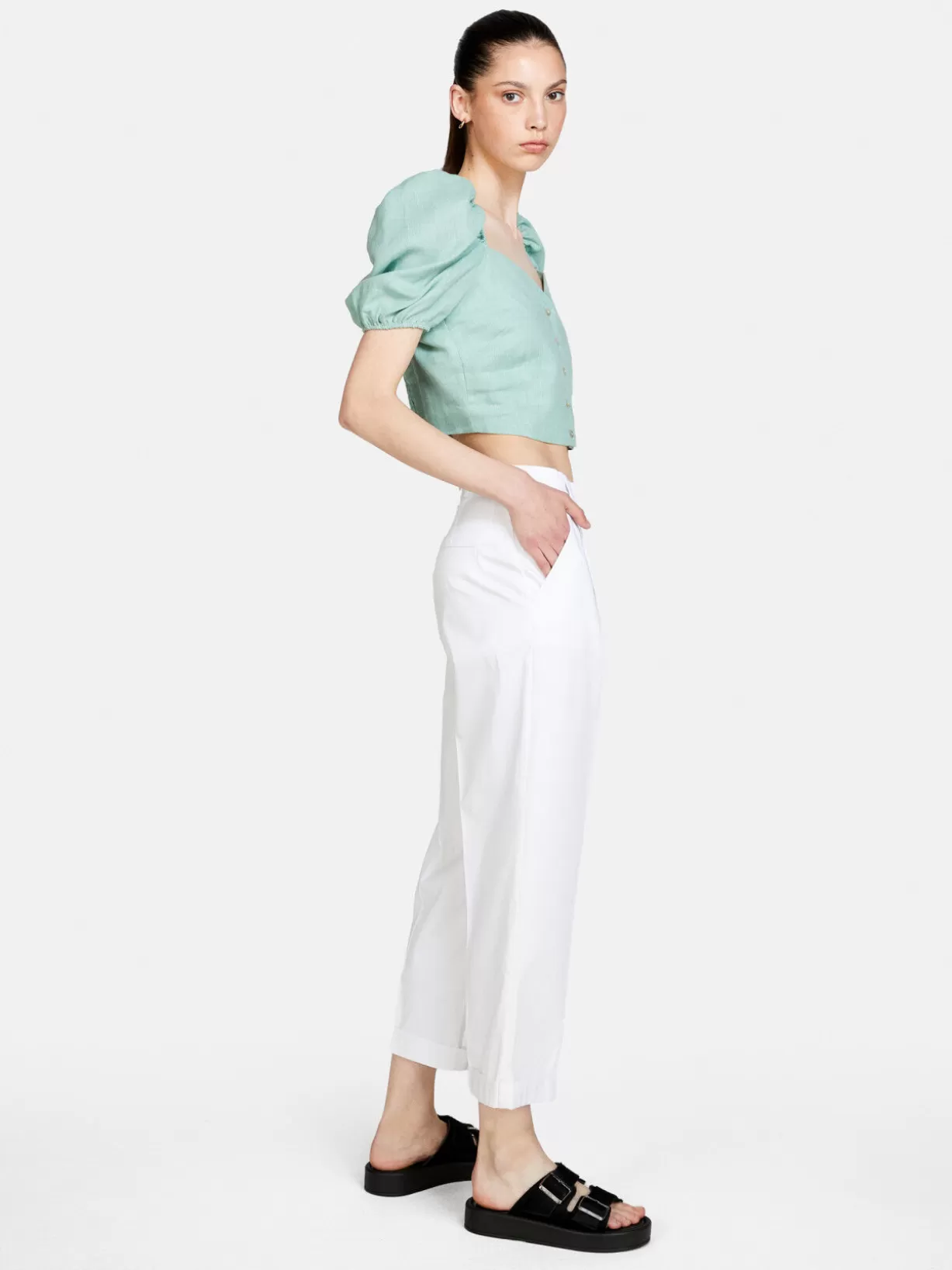 Comfort Fit Trousers<Sisley Hot