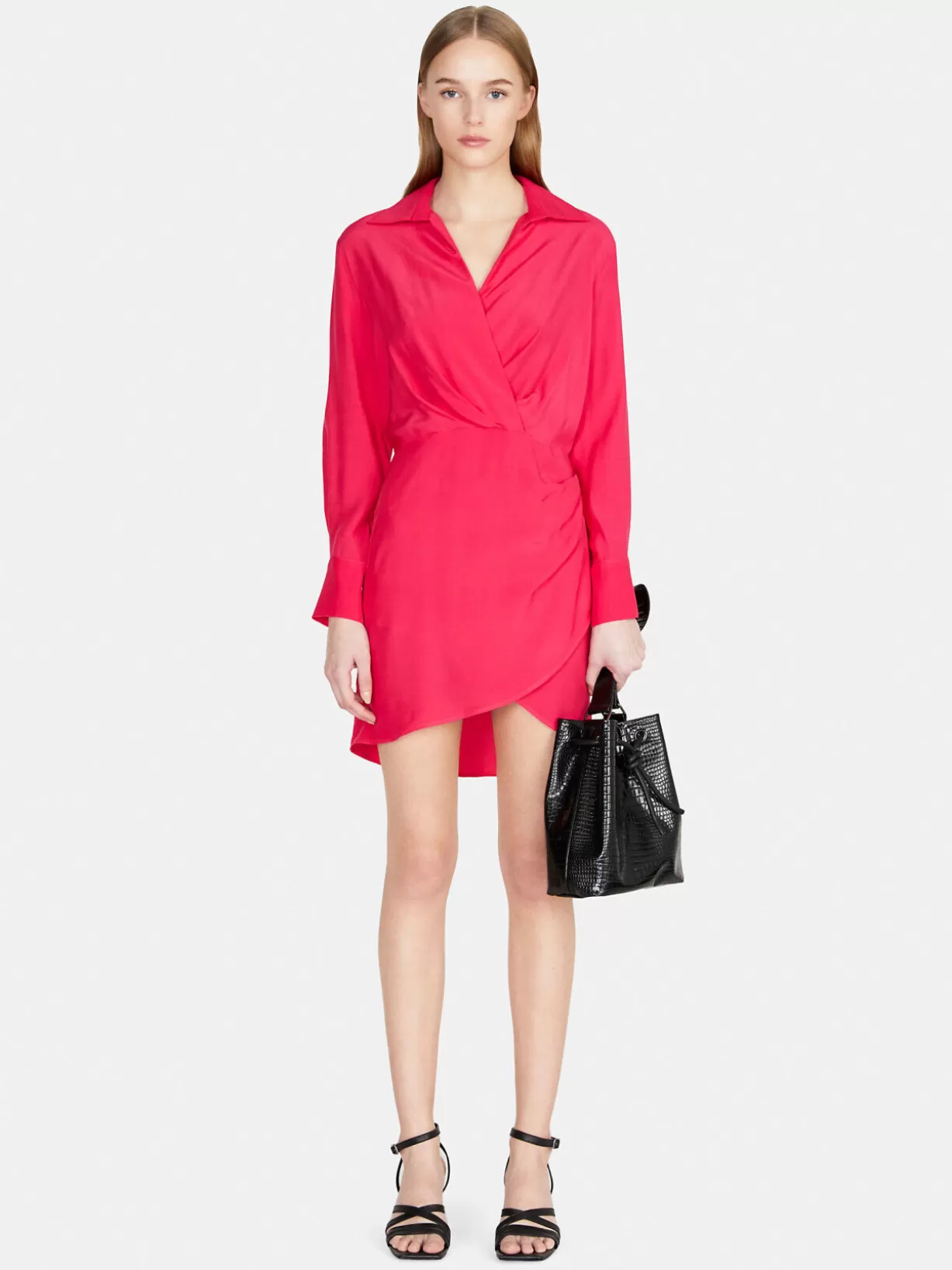 Crisscross Dress With Gathering<Sisley Sale