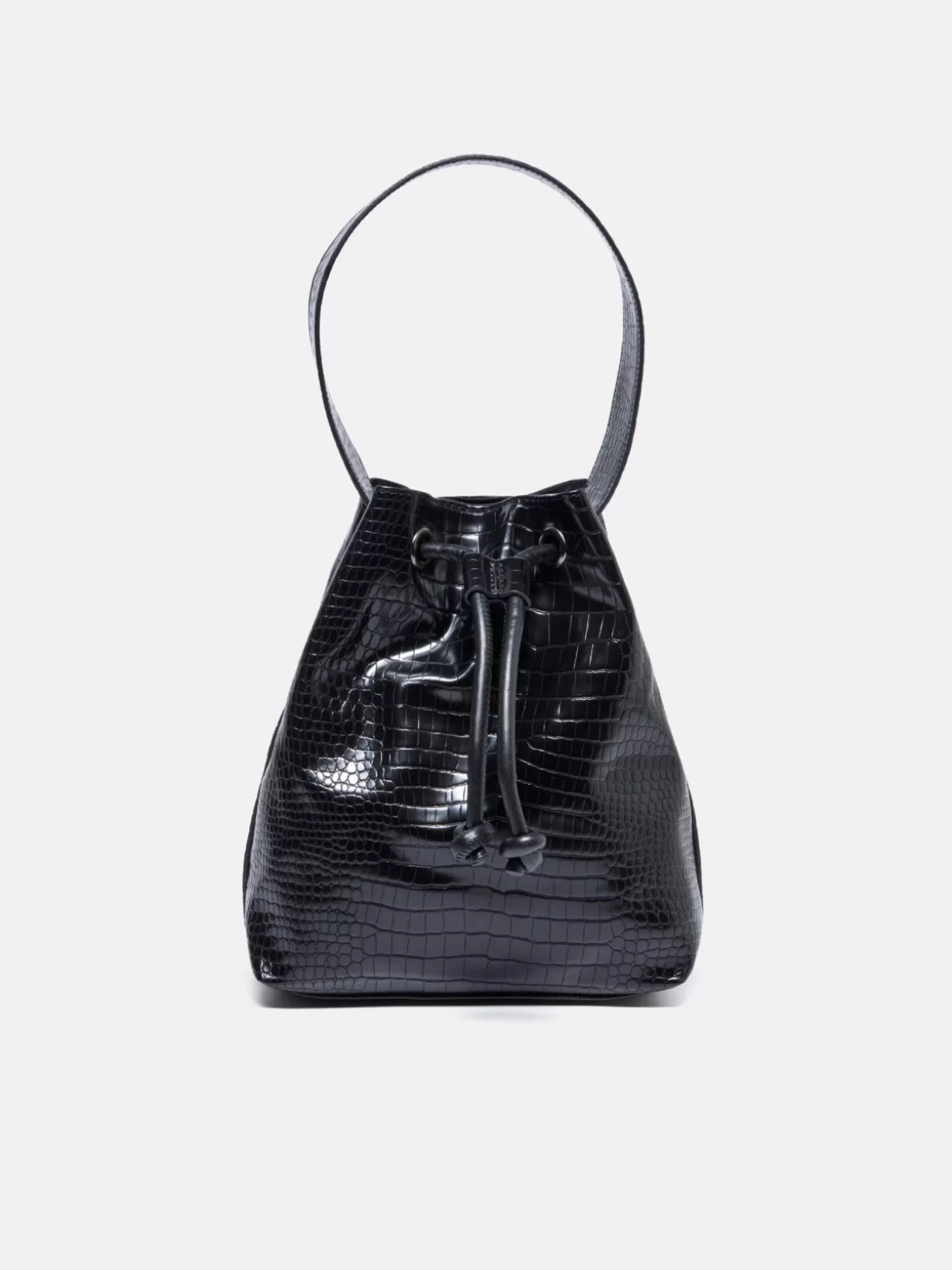 Crocodile Print Bucket Bag<Sisley Sale