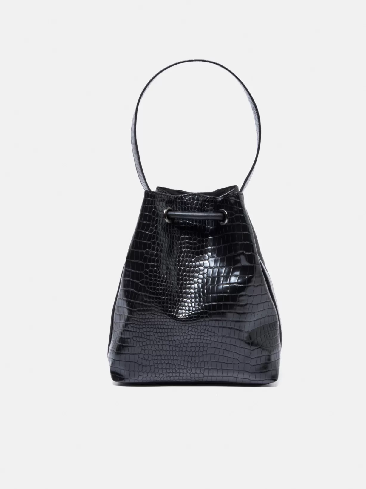 Crocodile Print Bucket Bag<Sisley Sale