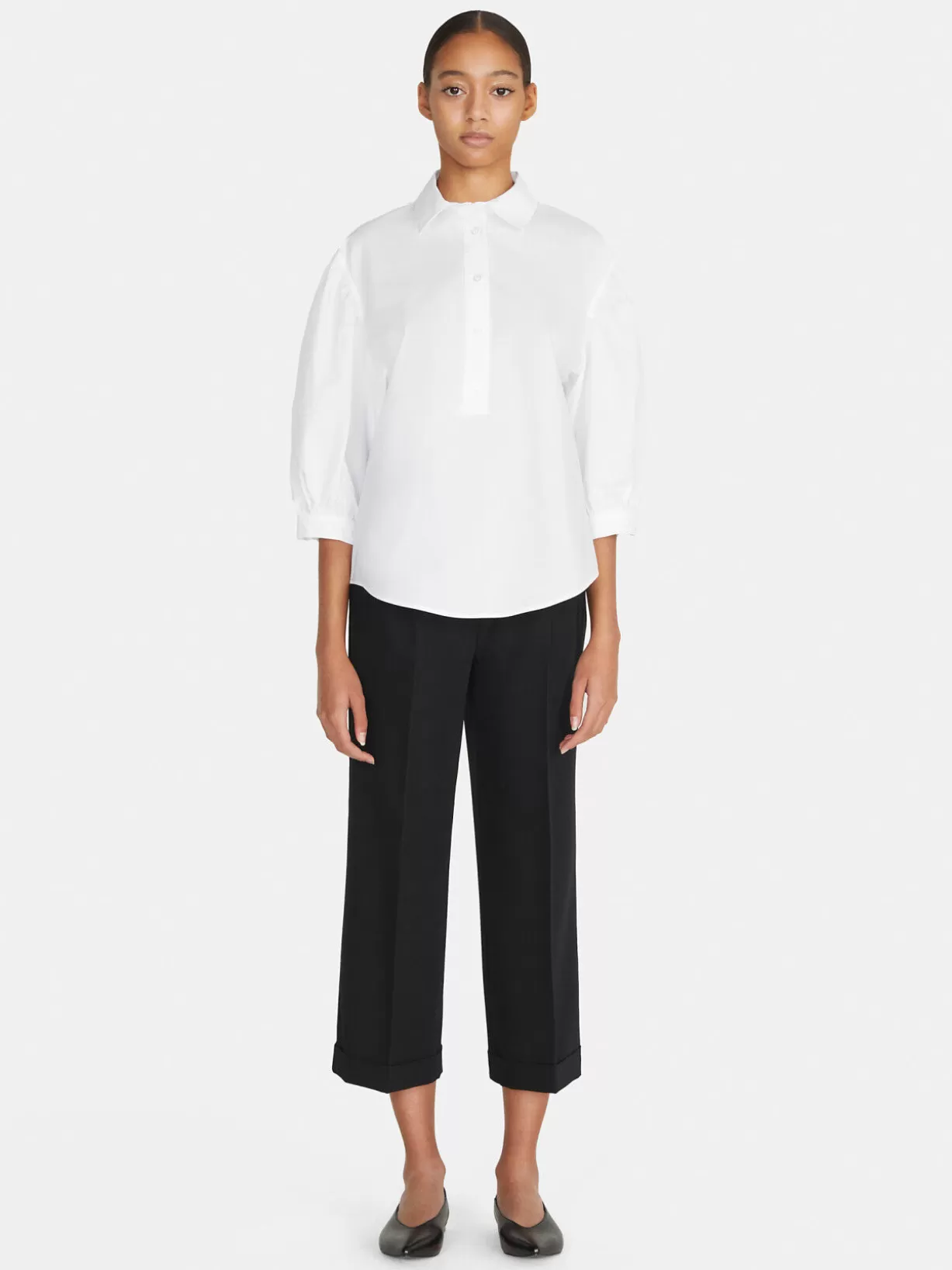 Cropped Trousers With Cuffs<Sisley Best Sale