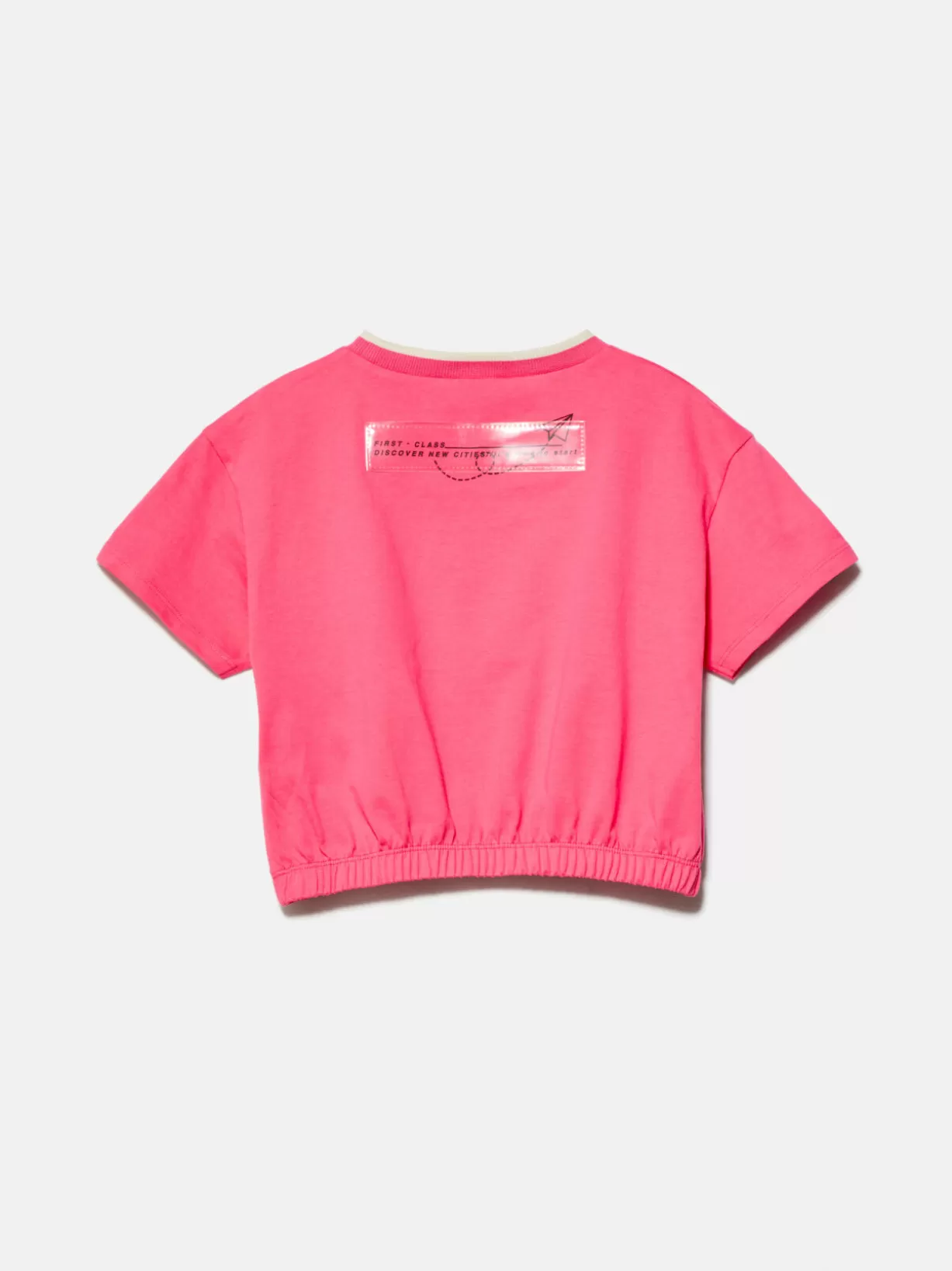 Cropped T-Shirt With Insert<Sisley Sale