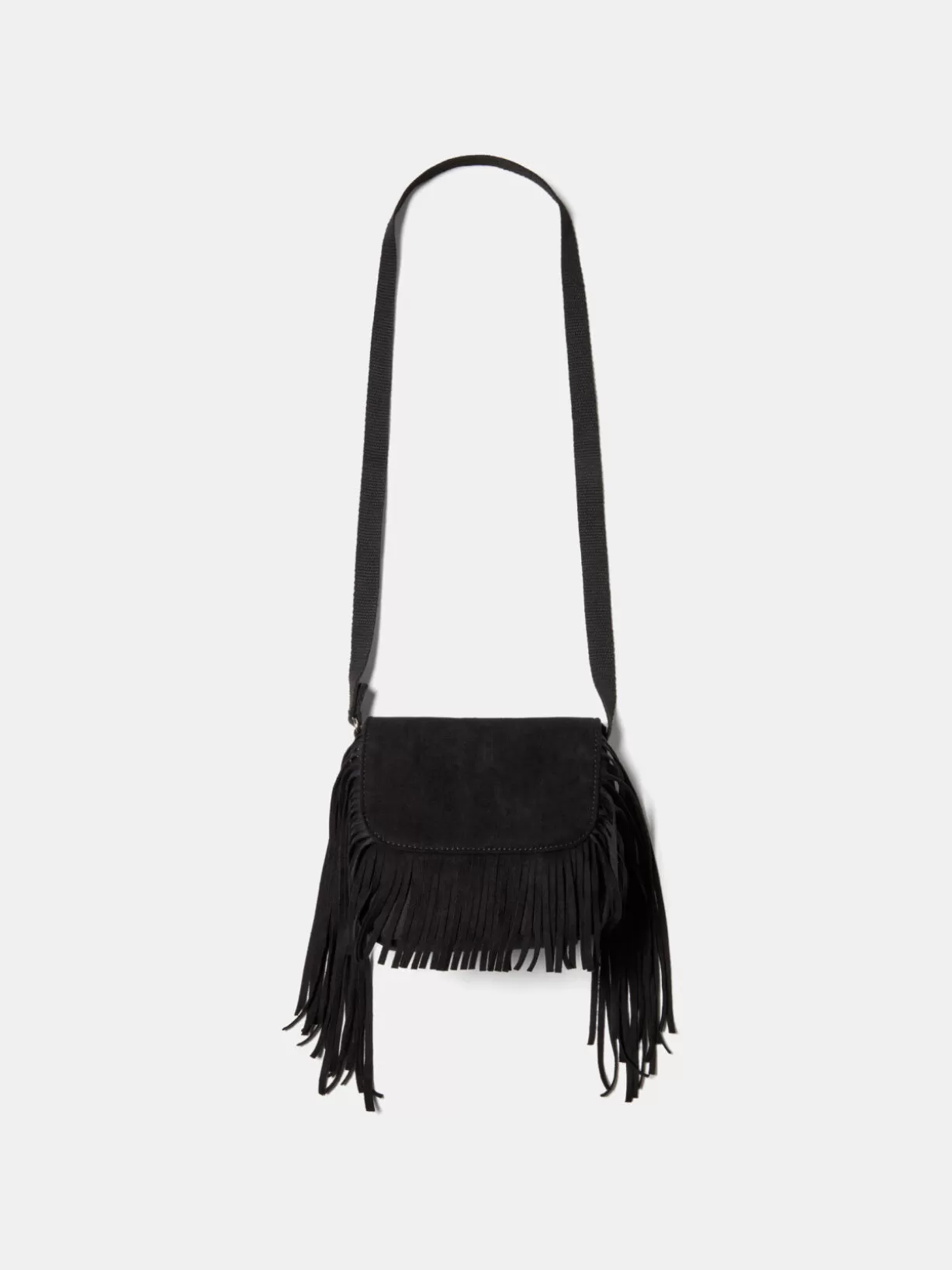 Crossbody Bag With Fraying<Sisley Sale