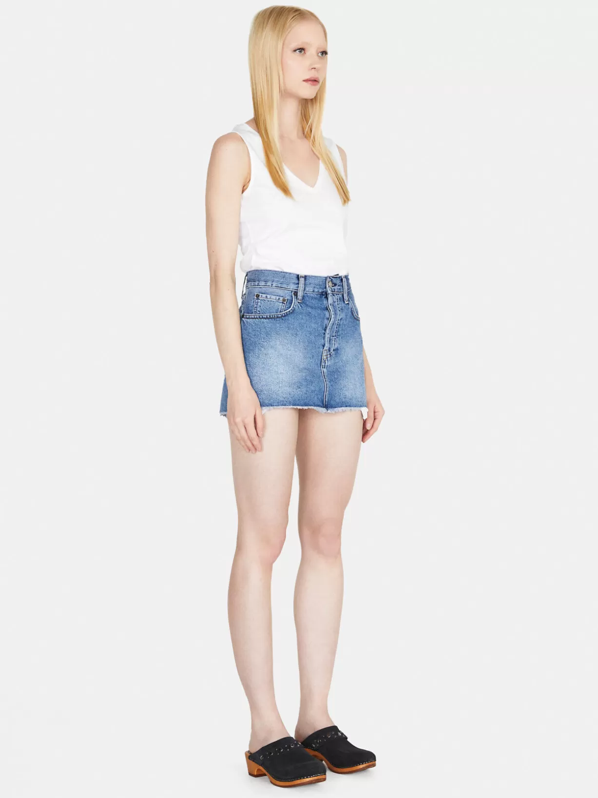 Denim Mini Skirt<Sisley Best Sale