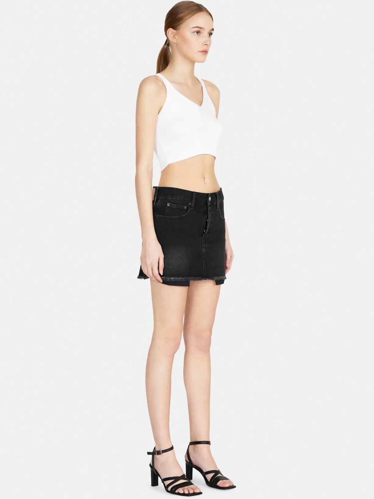 Denim Mini Skirt<Sisley Outlet