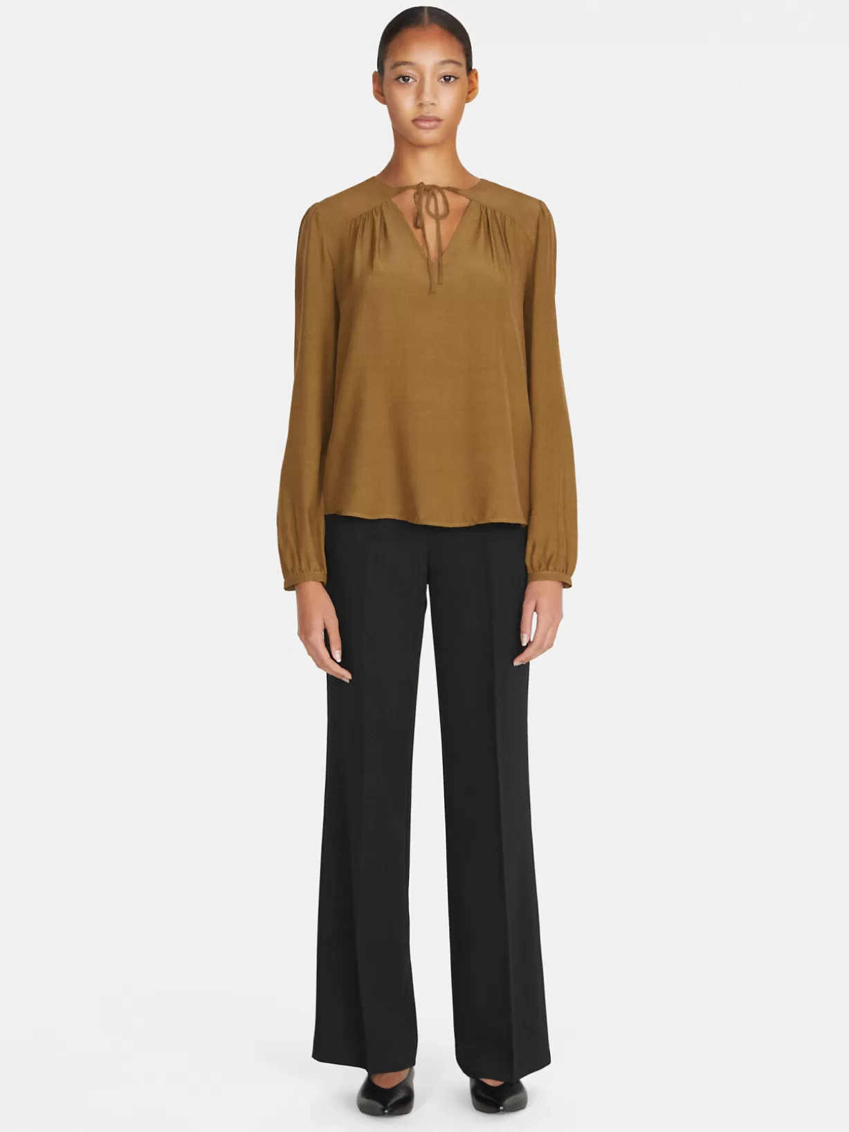 Flare Fit Trousers<Sisley Cheap