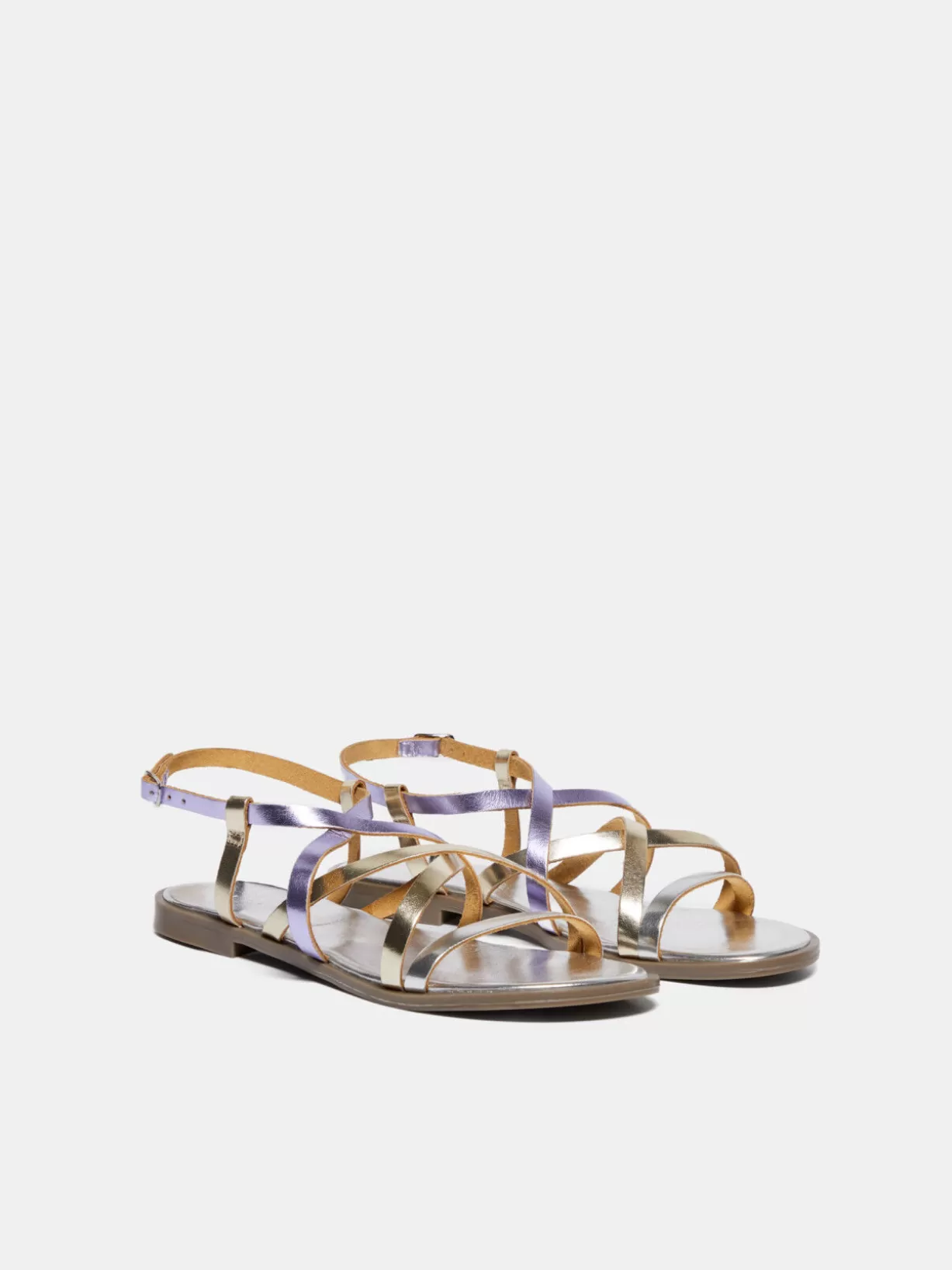 Flat Sandals With Strap<Sisley New