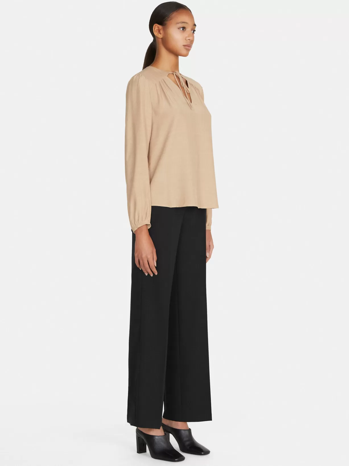 Flowy Blouse With Porthole<Sisley Cheap