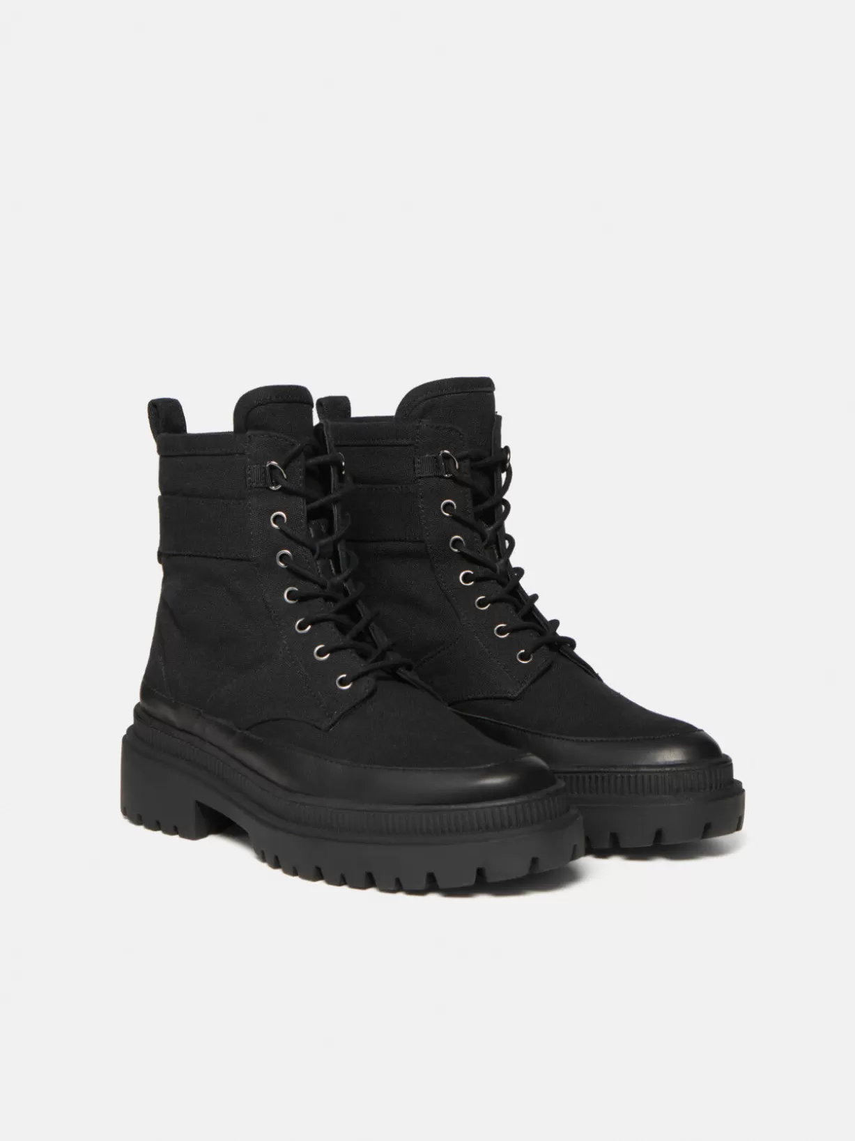 Heavy-Duty Boots With Track Sole<Sisley Cheap