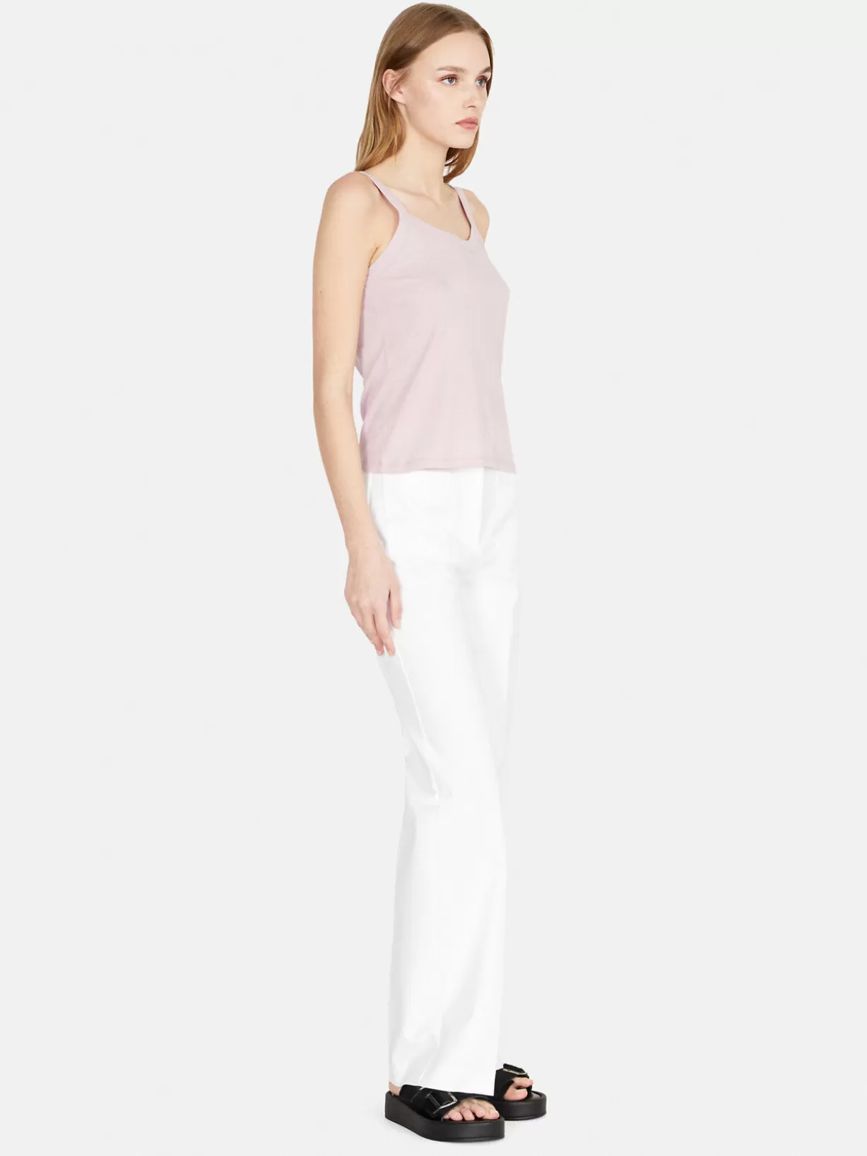 High-Waisted Flare Fit Trousers<Sisley Outlet