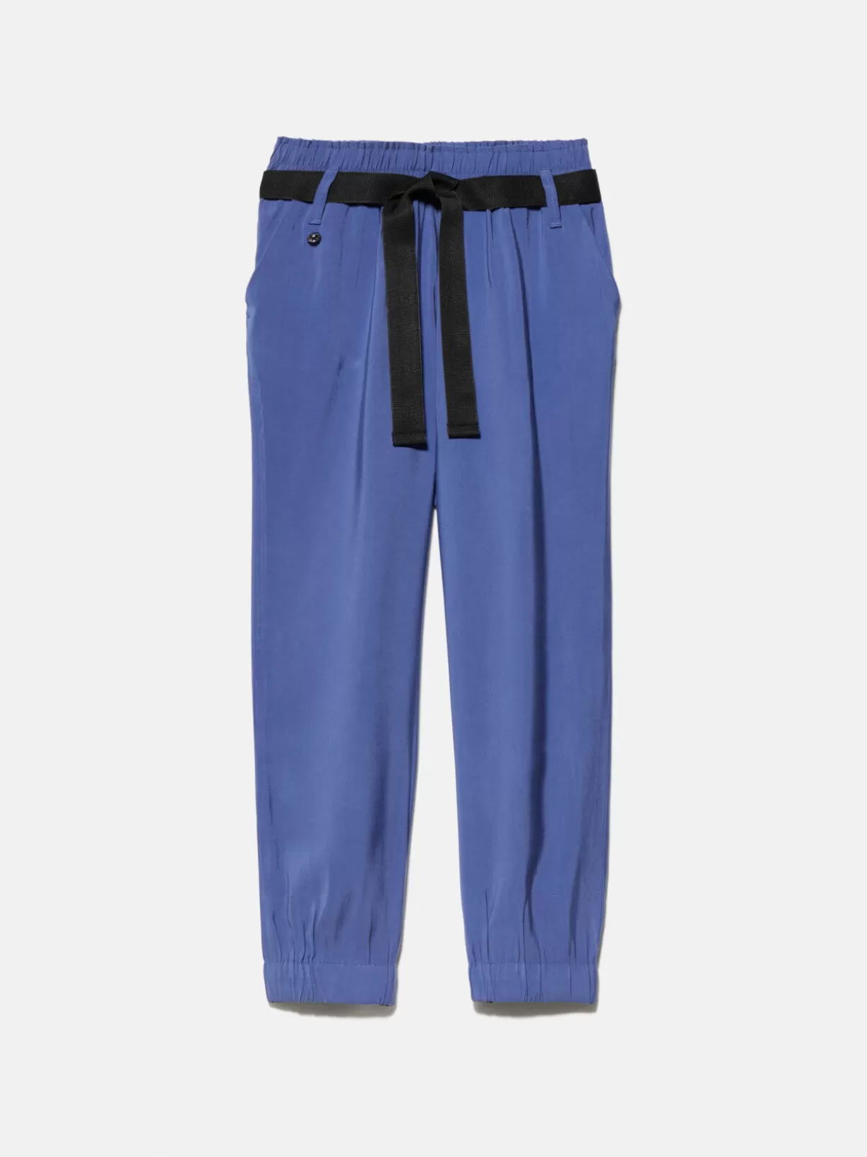 High-Waisted Trousers With Sash<Sisley Clearance