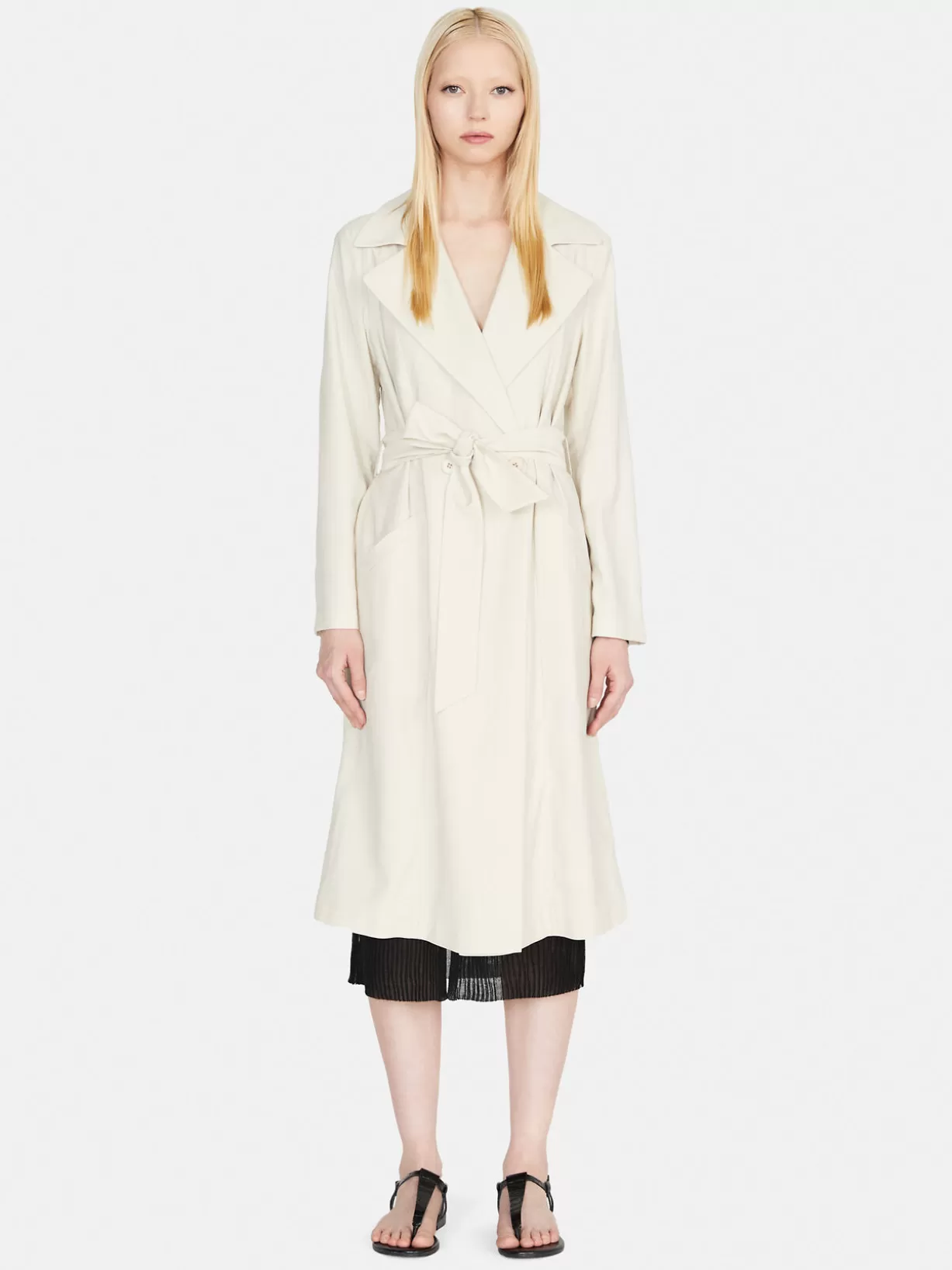 Long Comfort Fit Trench Coat<Sisley Best