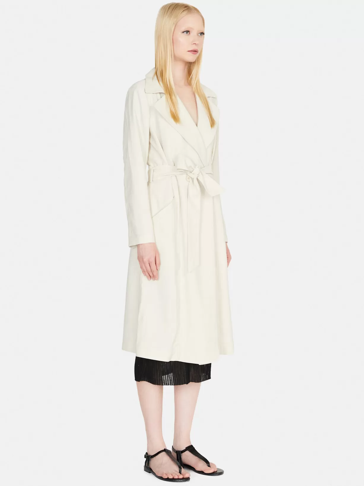 Long Comfort Fit Trench Coat<Sisley Best