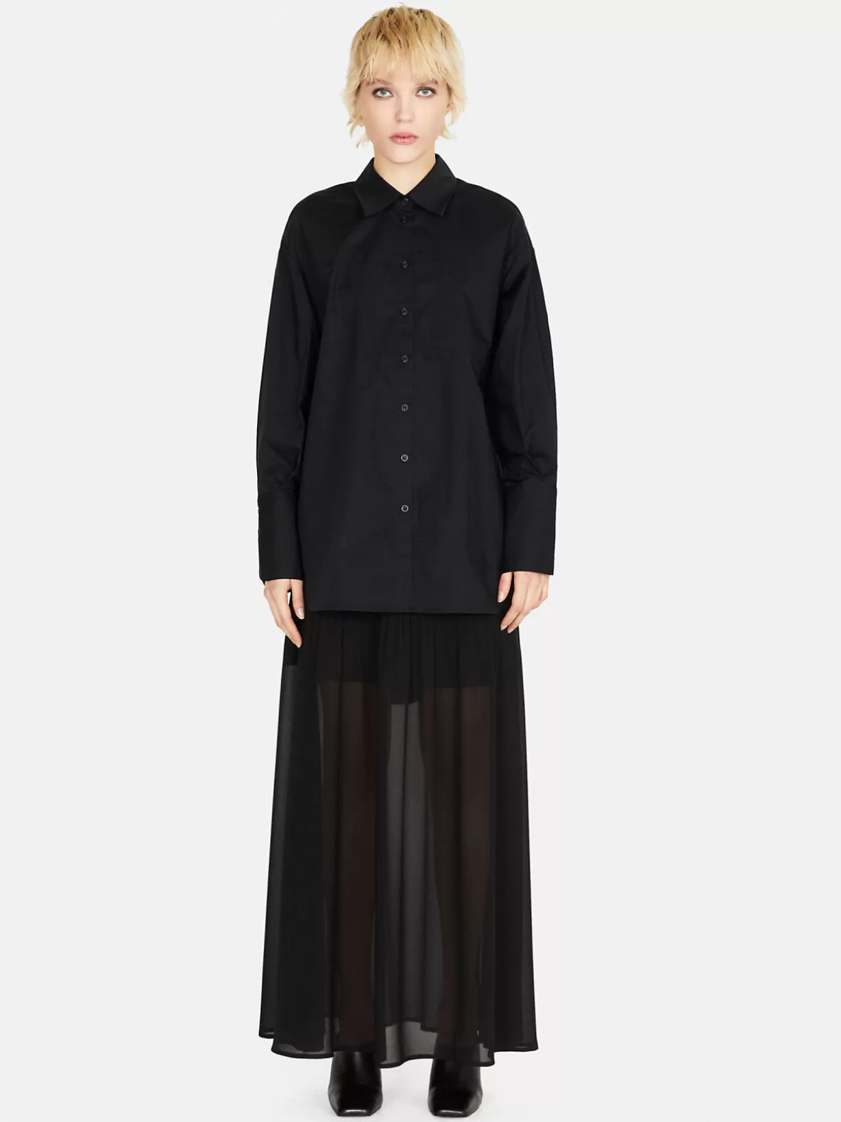 Long Pleated Skirt<Sisley Fashion