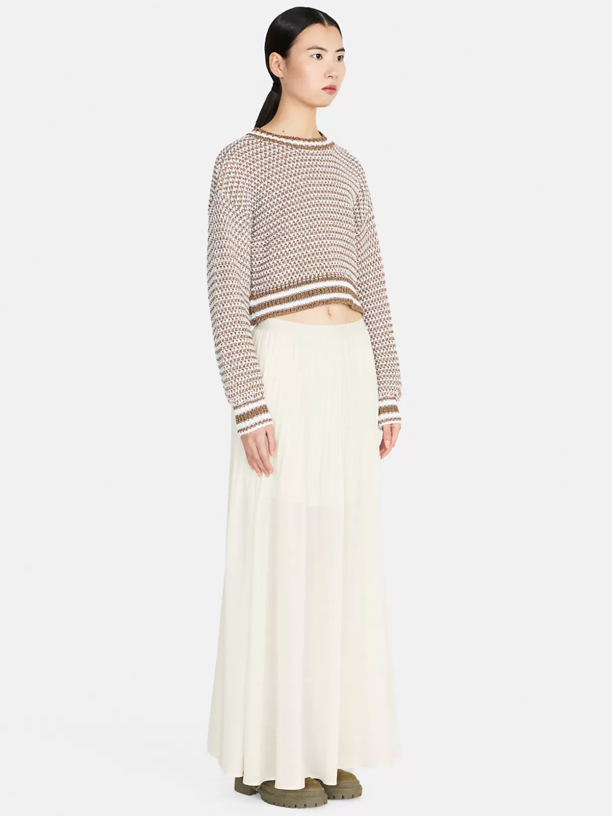 Long Pleated Skirt<Sisley Store