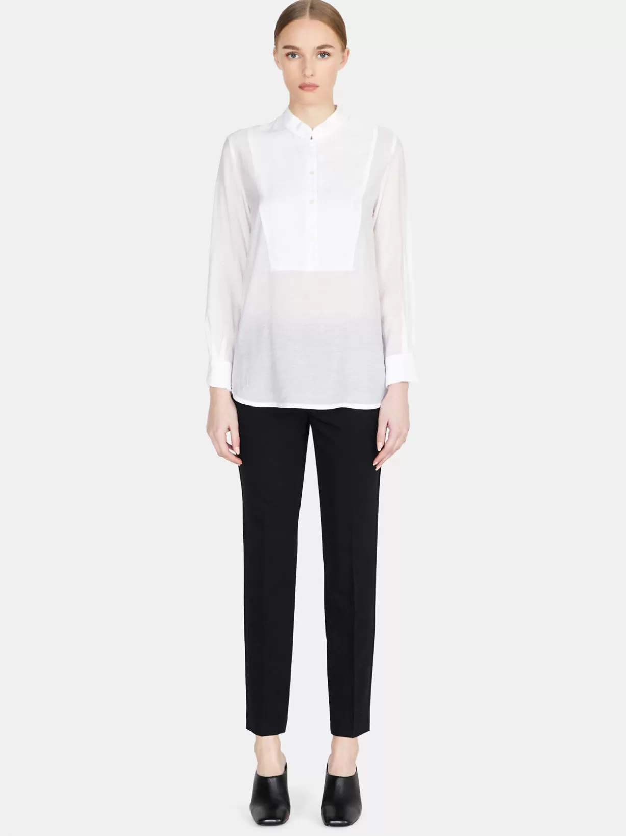 Long Shirt In Organza<Sisley Fashion