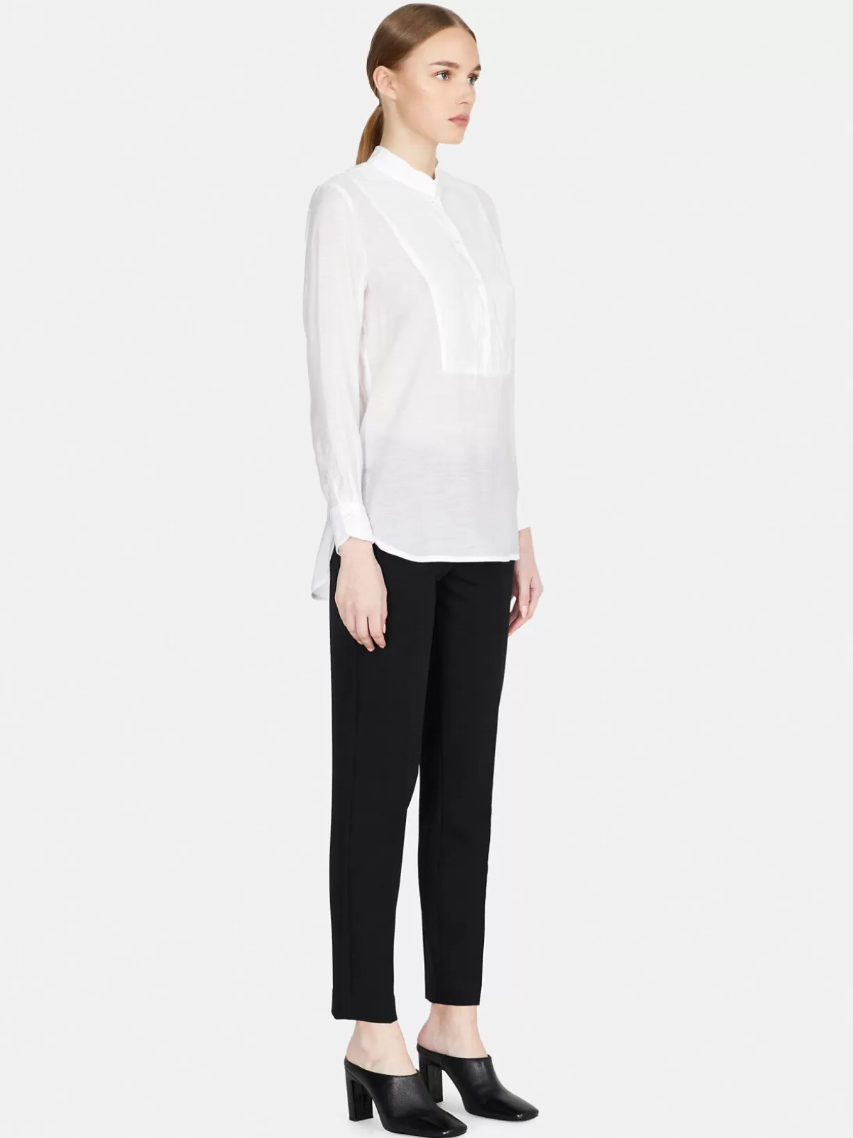 Long Shirt In Organza<Sisley Fashion