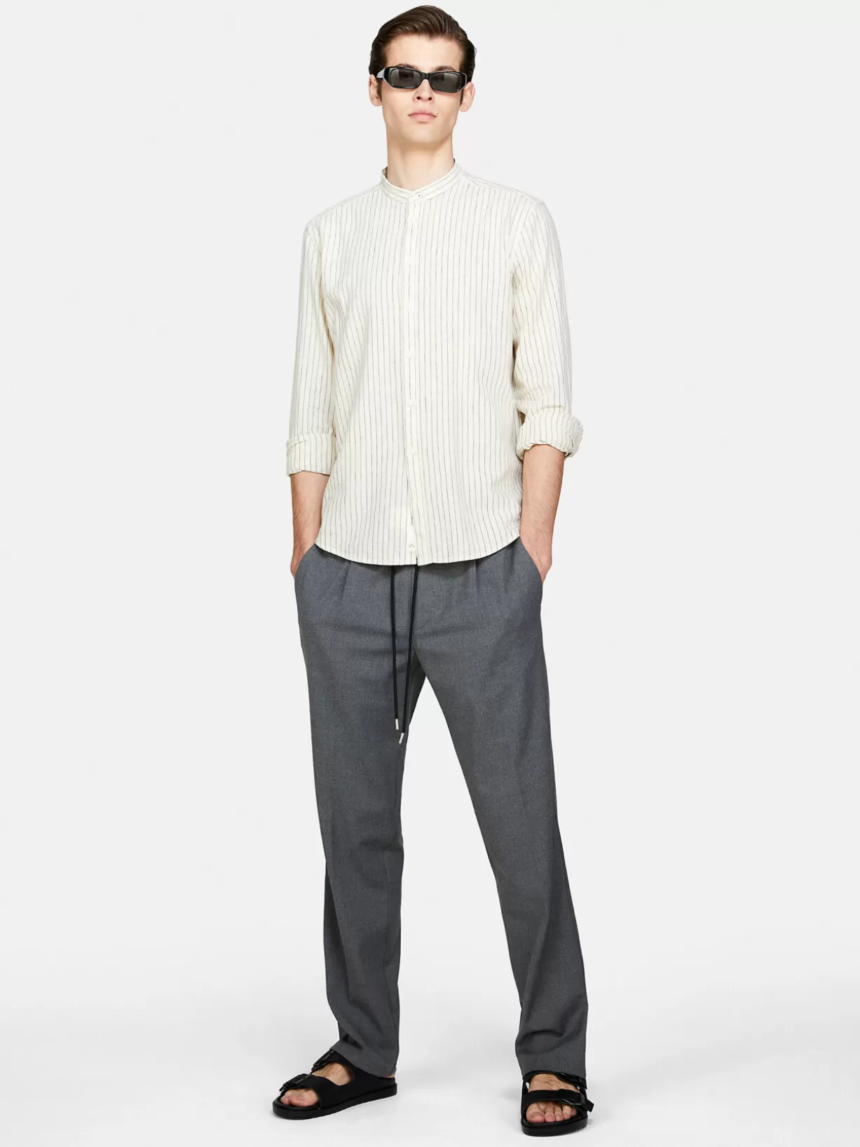 Mandarin Collar Shirt<Sisley Outlet