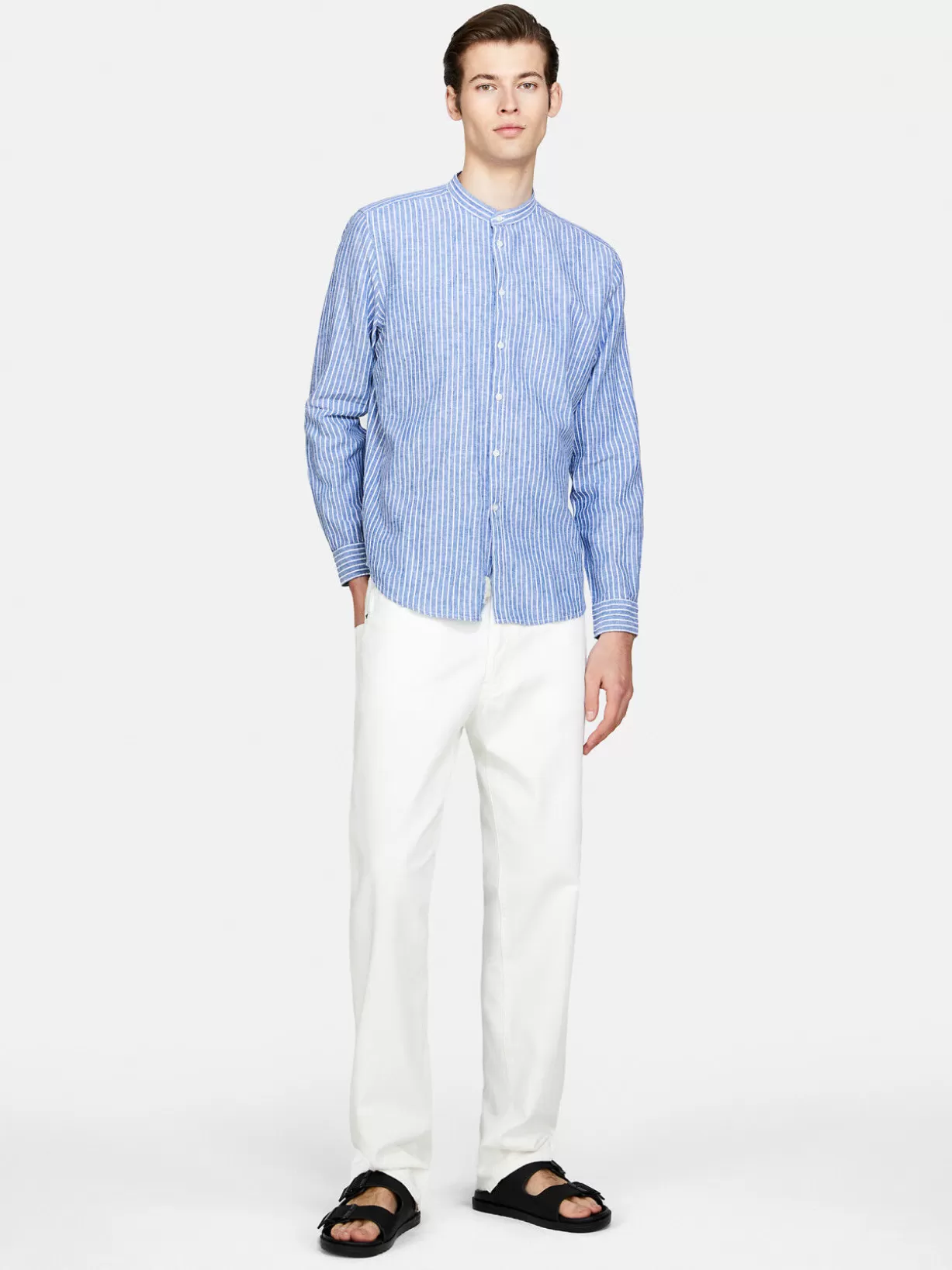 Mandarin Collar Shirt<Sisley Cheap