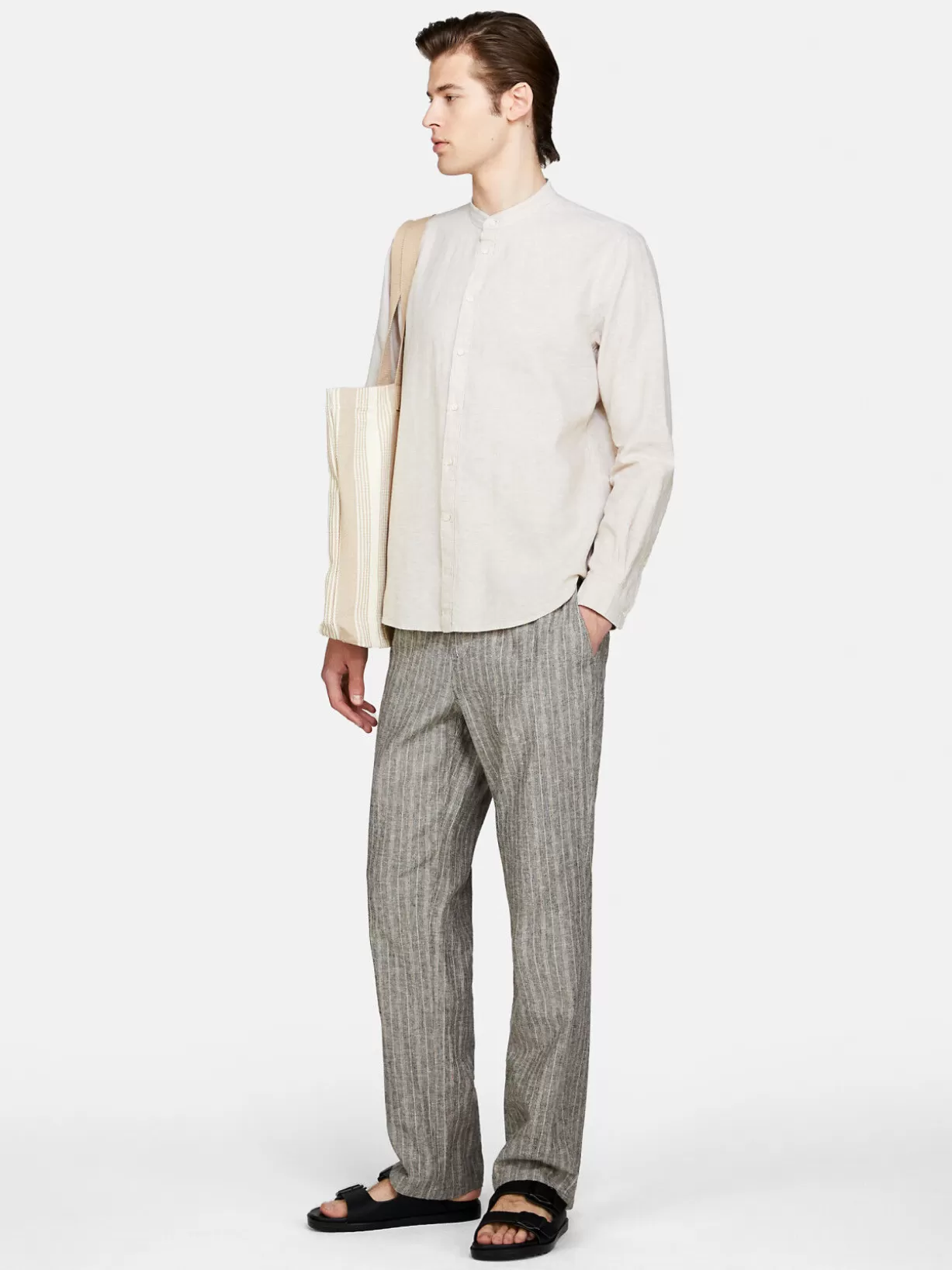 Mandarin Collar Shirt<Sisley Online