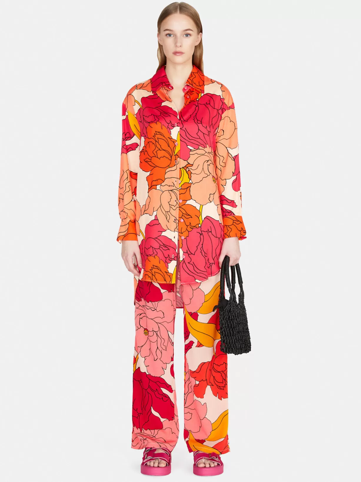 Maxi Floral Shirt<Sisley Online