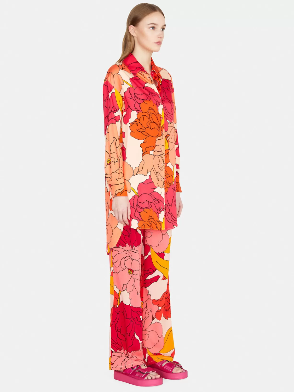 Maxi Floral Shirt<Sisley Online